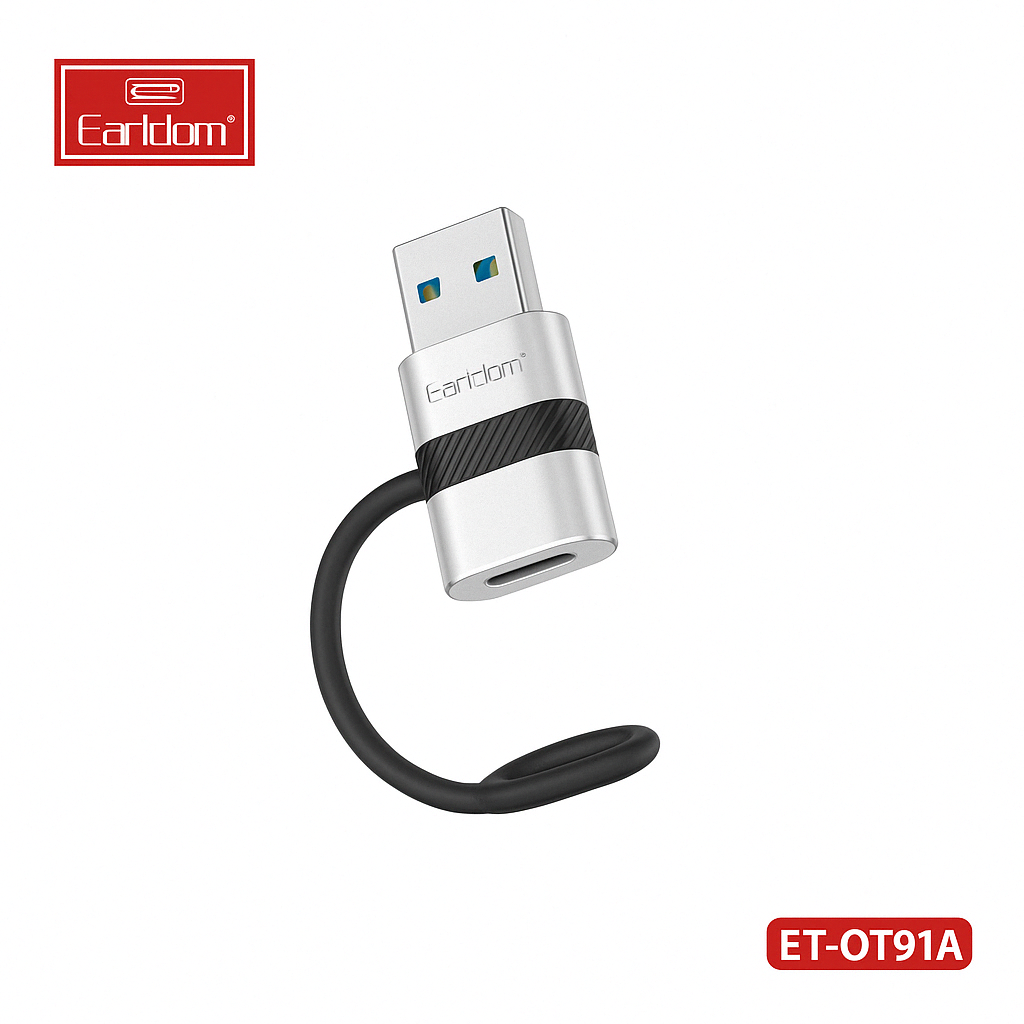 USB-C to USB 3.0 OTG Adapter – High-Speed Data Converter for Laptops, Tablets, Smartphones & More | Type-C to USB-A Connector