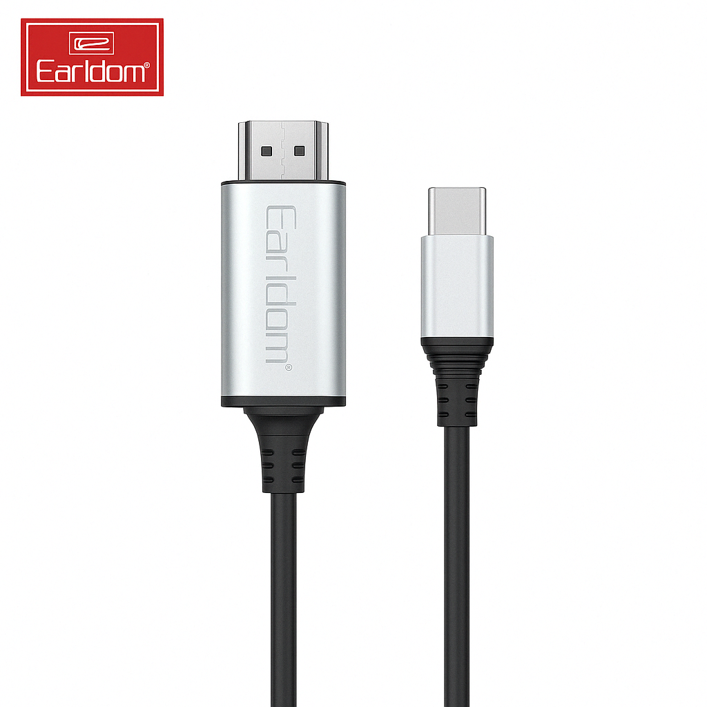 USB-C to HDMI 4K Adapter – UHD Display Cable for MacBook, iPad, Samsung, Chromebook & USB-C Laptops