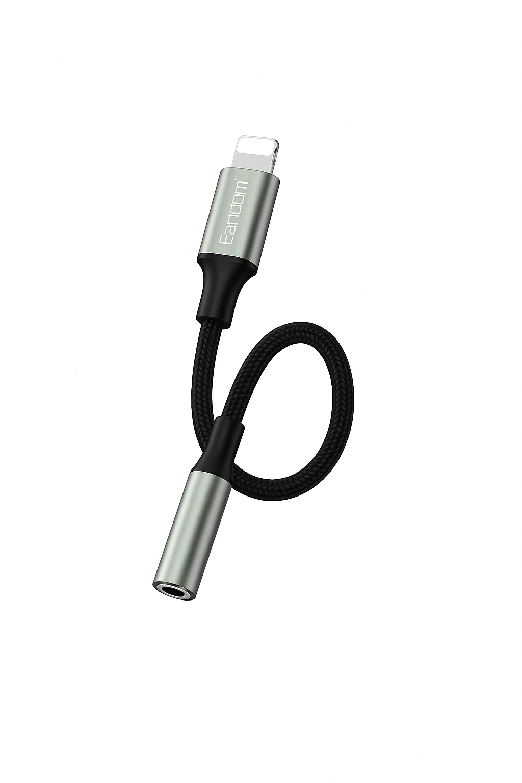 8-Pin to 3.5mm Headphone Adapter – 8-Pin AUX Audio Cable for iPhone, iPad, iPod | MFi-Compatible Jack Converter