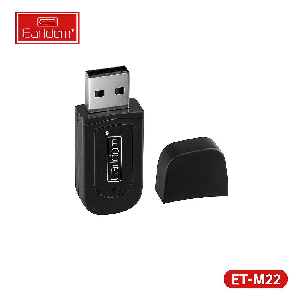 Bluetooth USB Music Receiver Adapter with EDR – Wireless Audio for Car, Home Speakers & PCs