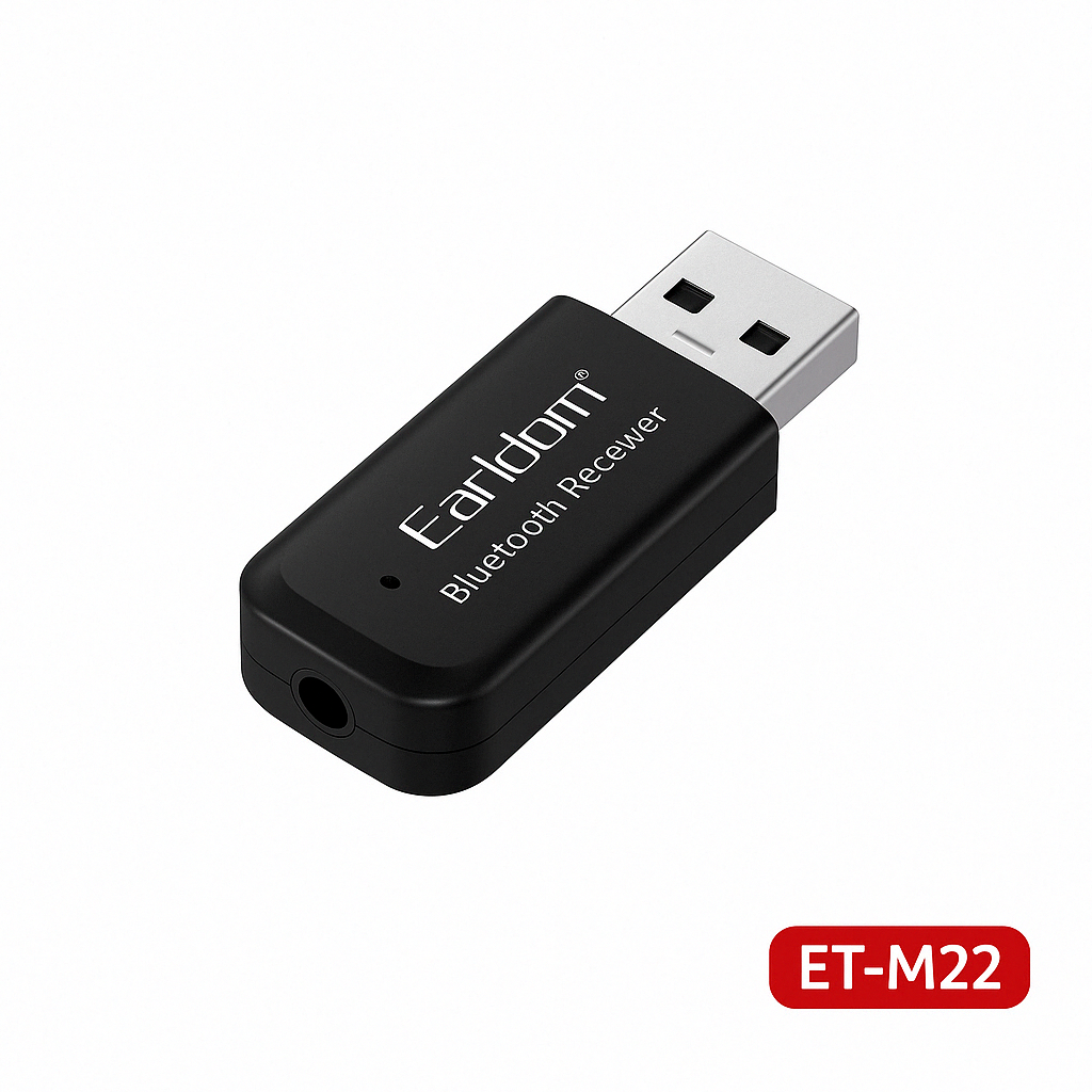 Bluetooth USB Music Receiver Adapter with EDR – Wireless Audio for Car, Home Speakers & PCs