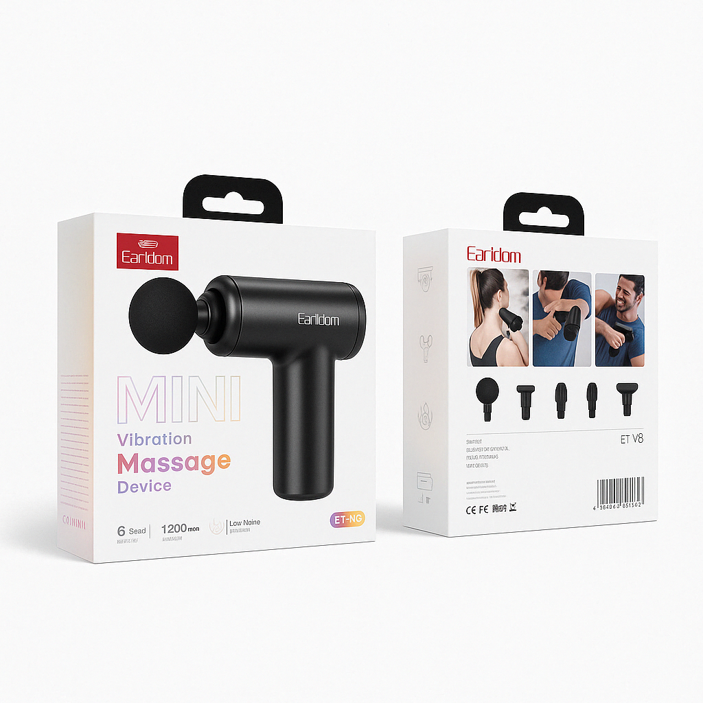 Mini Vibration Massage Gun – Portable Deep Tissue Muscle Relaxer for Recovery, Pain Relief & Stress Relief