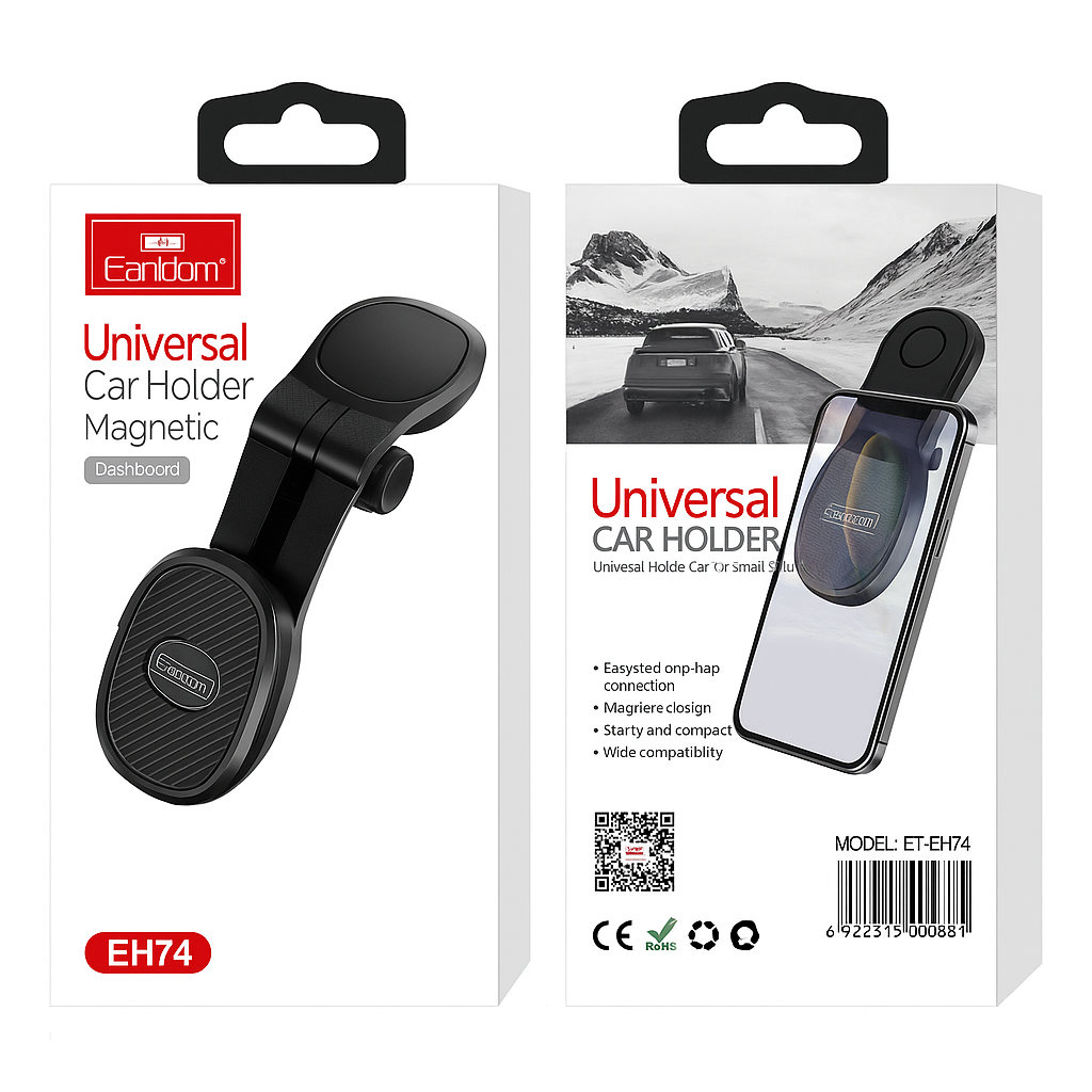 Universal Magnetic Car Phone Holder – 360° Dashboard & Air Vent Mount Stand for iPhone, Android, & Smartphones, Hands-Free Driving & Navigation