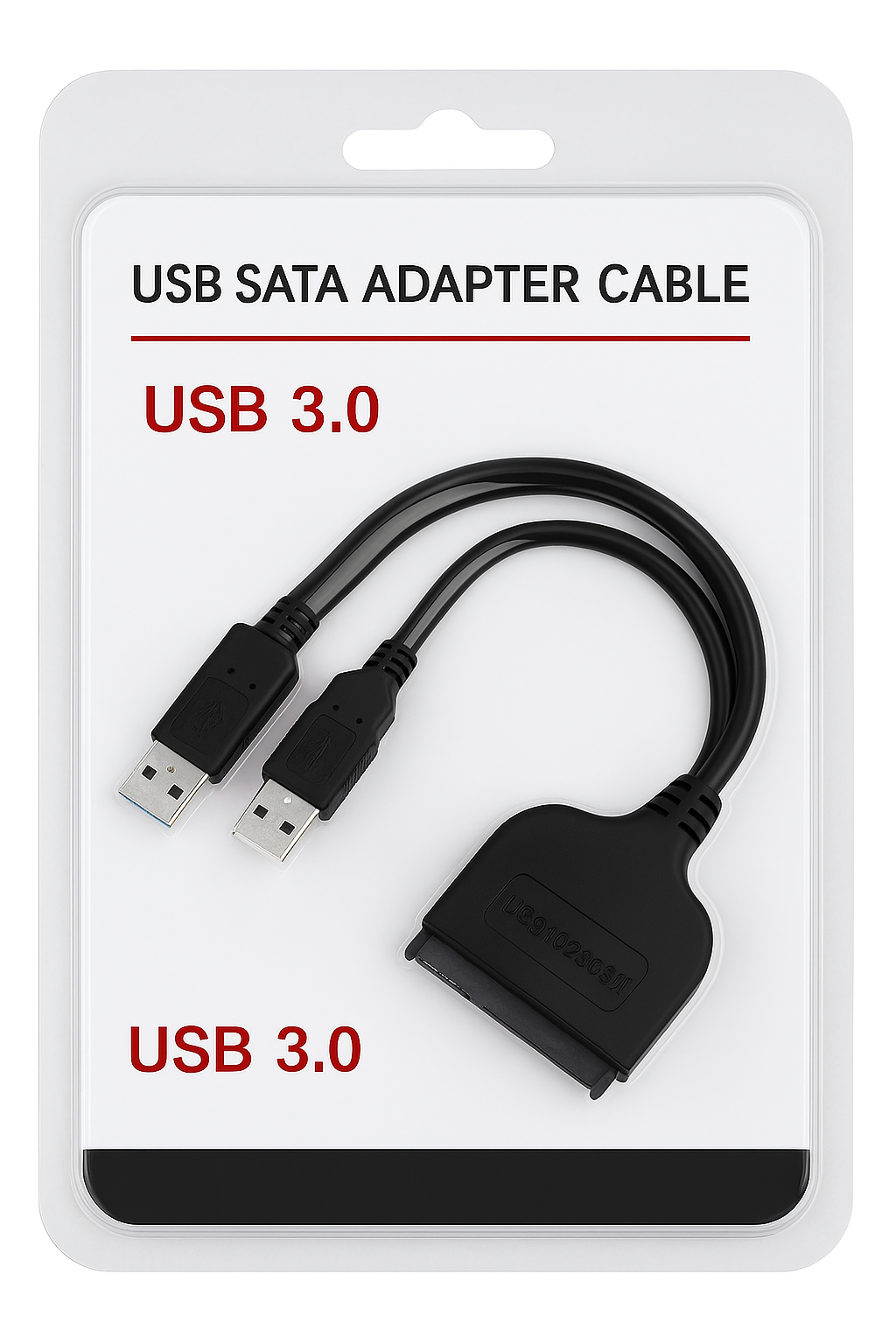 SATA to Dual USB Cable – 7-Pin Hard Drive Adapter for Power & Data