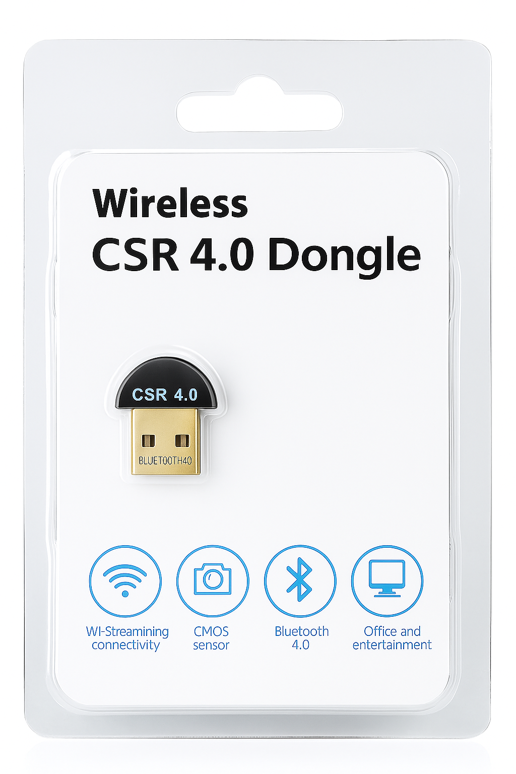 Wireless CSR 4.0 USB Dongle – Dual Mode Bluetooth Adapter for PC