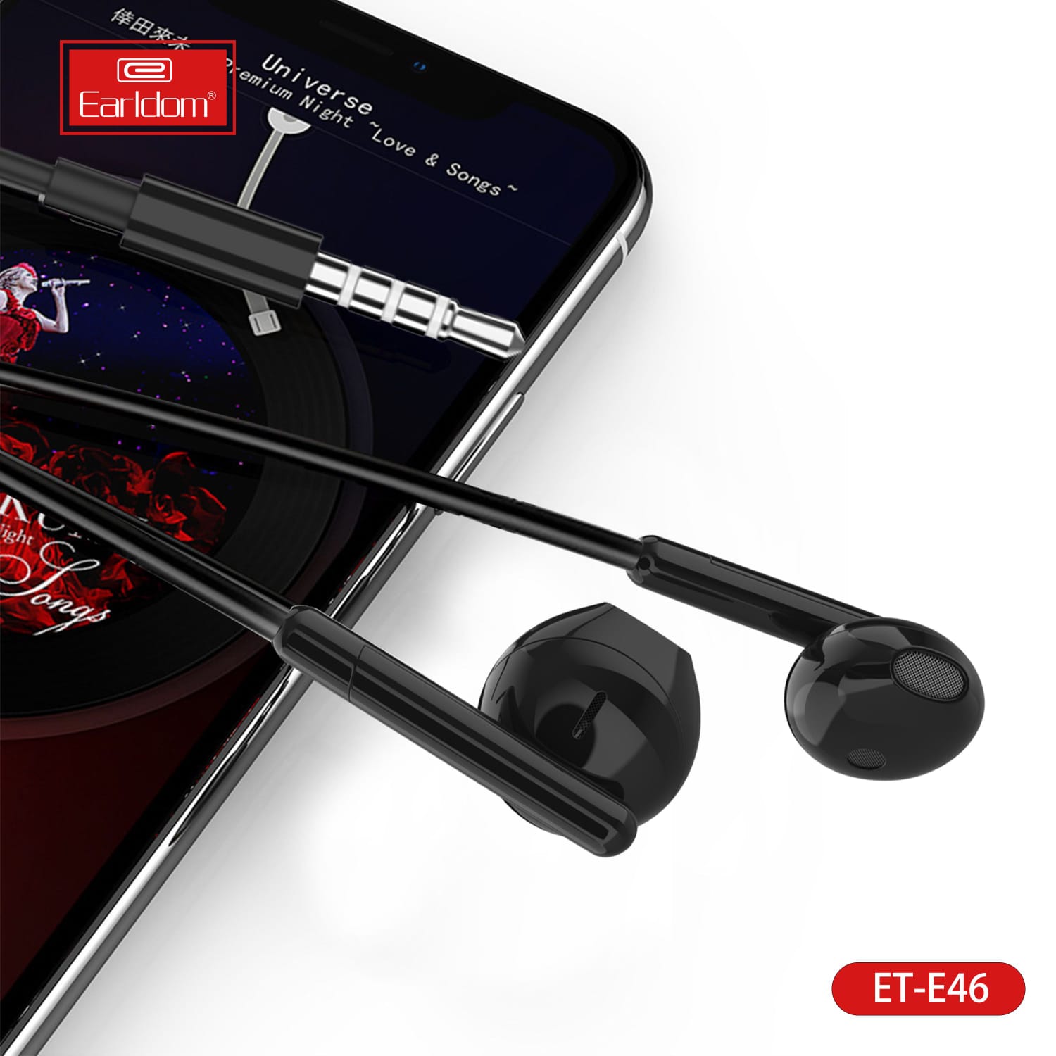 In-Ear 3.5mm Wired Earphones – Noise-Isolating Stereo Headphones with Mic for Clear Calls & Music, Comfortable Fit for Phones & Tablets