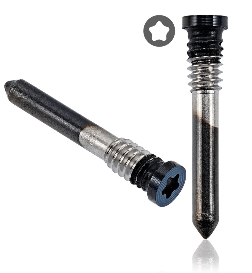 Bottom Screws Compatible for iPhone 15 / 15 Plus / 15 Pro / 15 Pro Max (BLUE Titanium, 10-Pack)