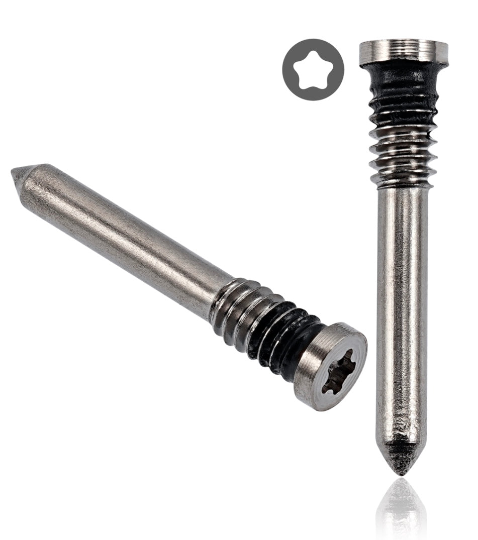 Bottom Screws Compatible for iPhone 15 / 15 Plus / 15 Pro / 15 Pro Max (NATURAL Titanium, 10-Pack)