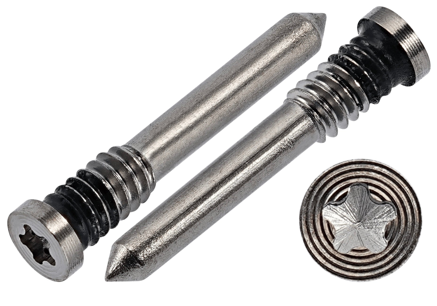 Bottom Screws Compatible for iPhone 15 / 15 Plus / 15 Pro / 15 Pro Max (NATURAL Titanium, 10-Pack)