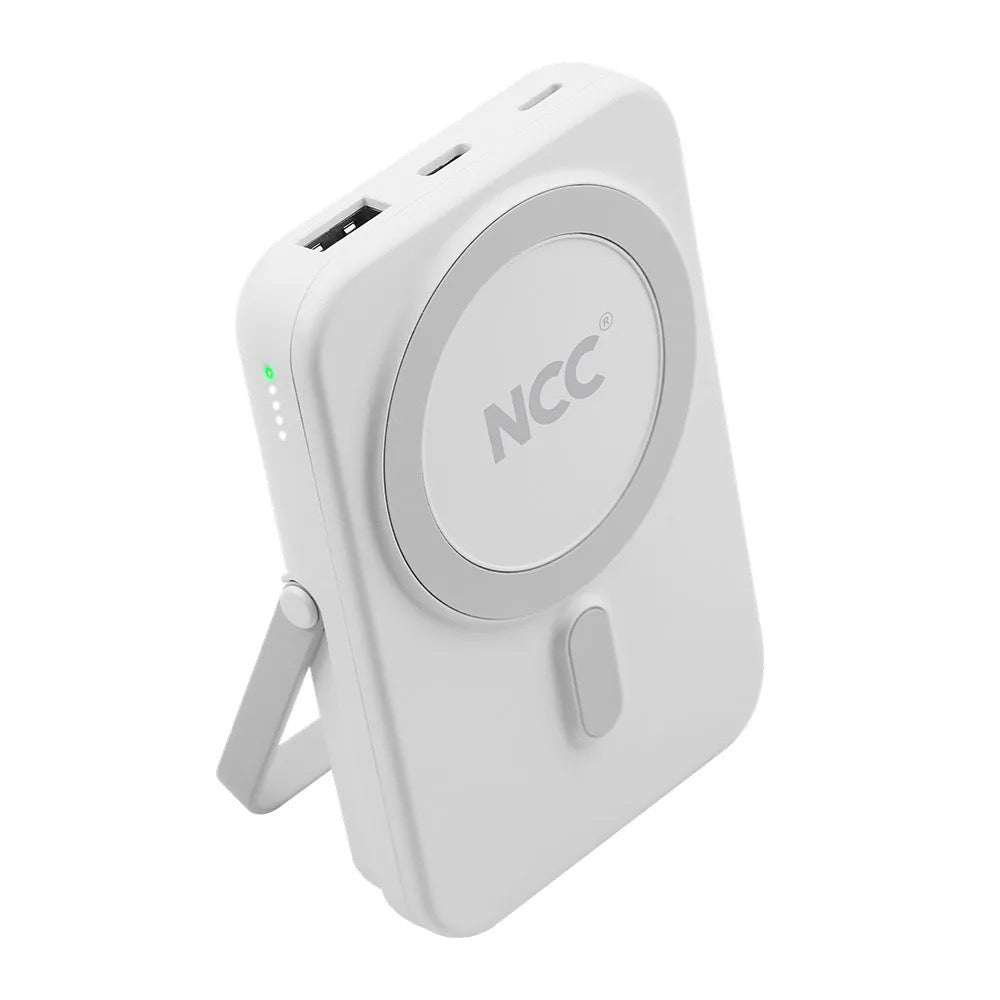 NCC 10000mAh Wireless Power Bank – Fast Qi Charging, Slim & Portable Charger