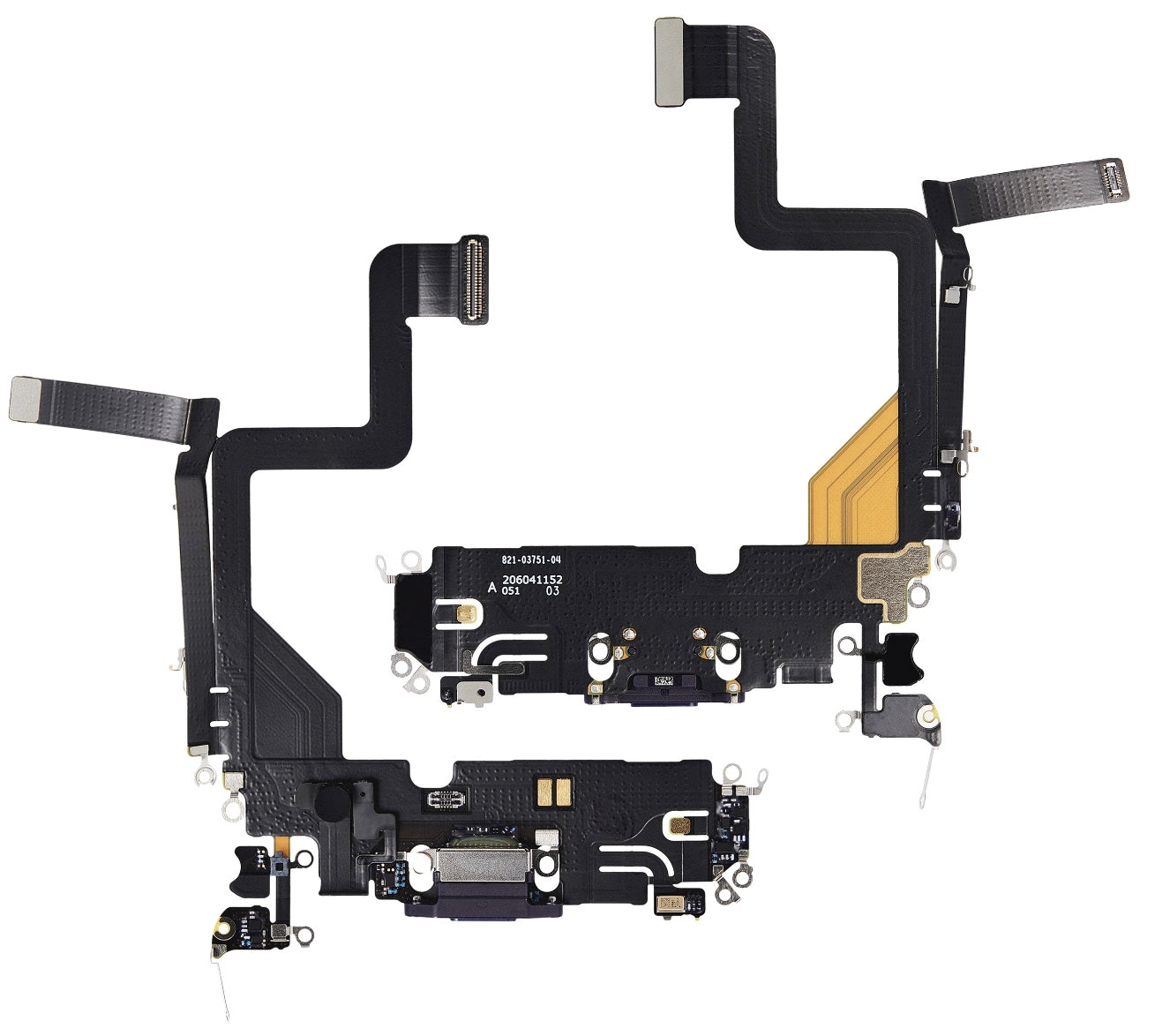 Charging Port Flex Cable Compatible with iPhone 14 Pro – Purple USB-C Port with Microphone | Models A2650 A2889 A2892 A2891