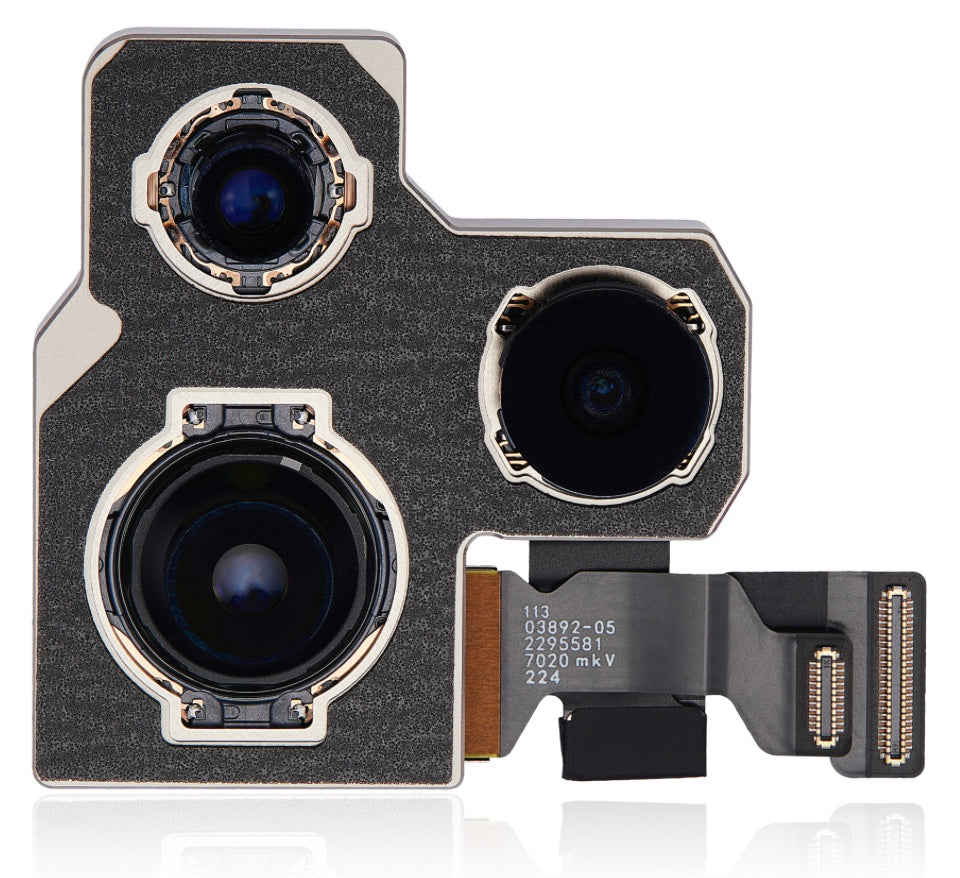 Rear Camera Module Compatible with iPhone 14 Pro – Triple Lens Replacement for Main, Ultra-Wide, and Telephoto | A2650 A2889 A2892 A2891