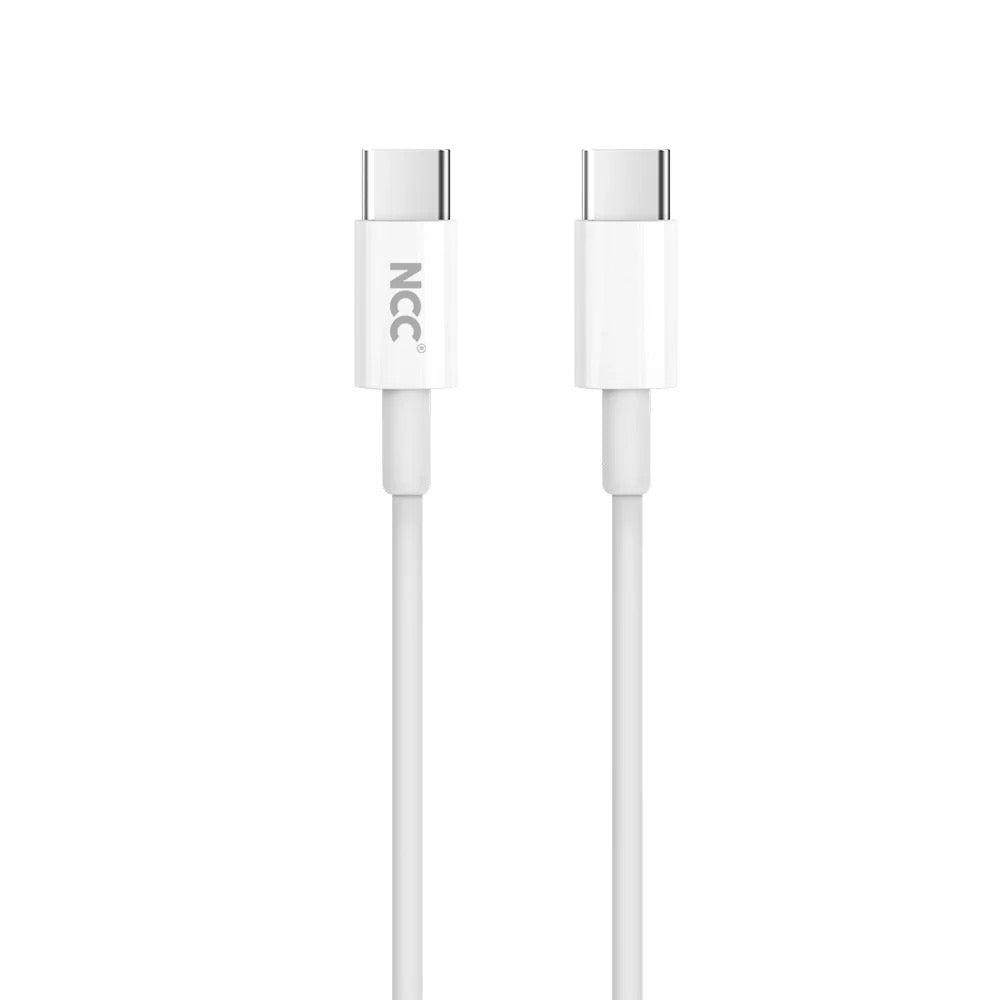 NCC USB-C to USB-C Charging Cable – Fast Charge, Data Sync, Durable Braided