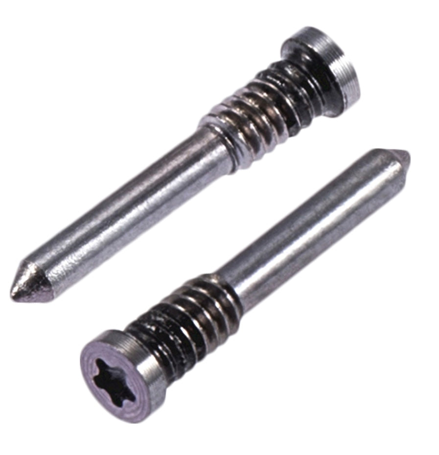 10-Pack Purple Bottom Screws Compatible with iPhone X to 14 Series – Pentalobe Screws for Charging Port Area