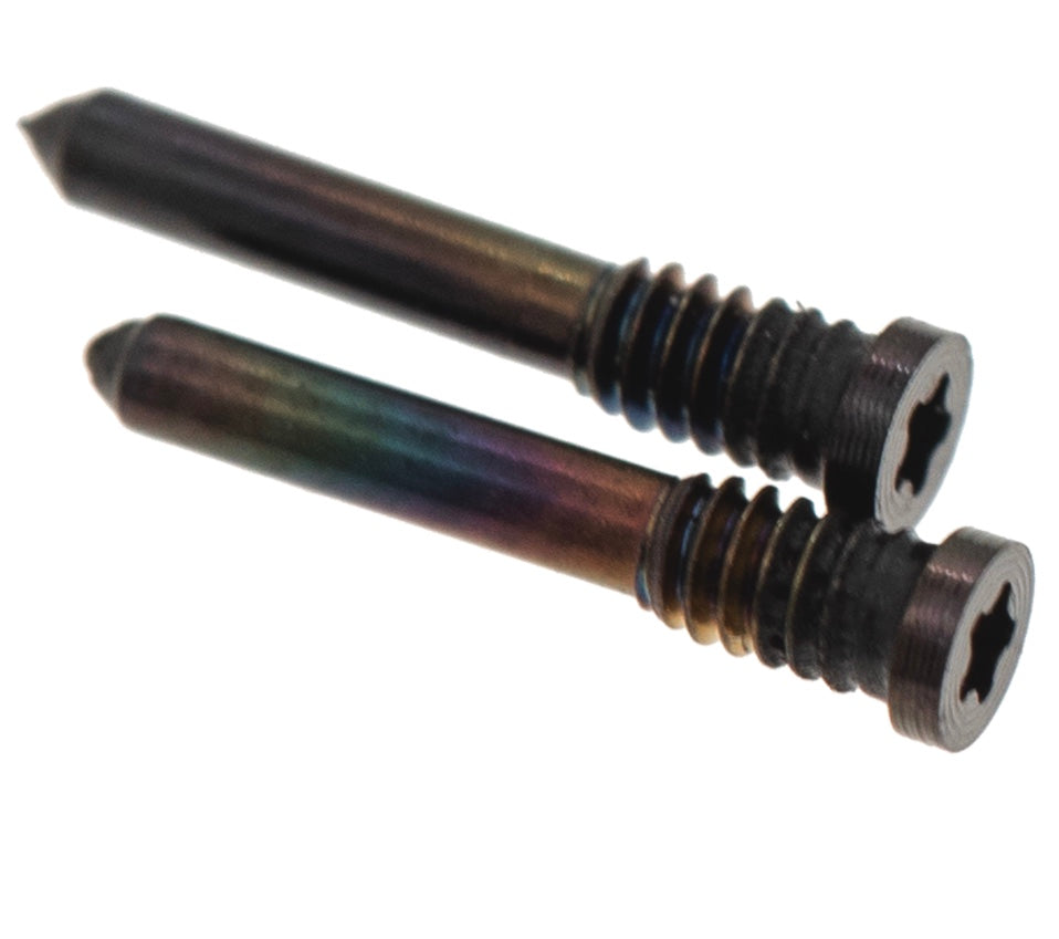 10-Pack Black Bottom Screws Compatible with iPhone X to 14 Series – Pentalobe Screws for Charging Port Area