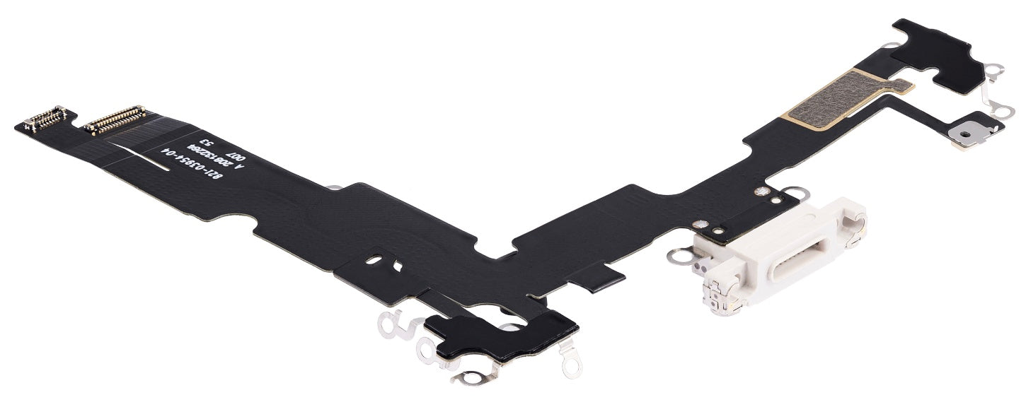 Charging Port Flex Cable (White) Compatible with iPhone 14 Plus – Internal Charging Dock Connector | A2886 A2632 A2885 A2888