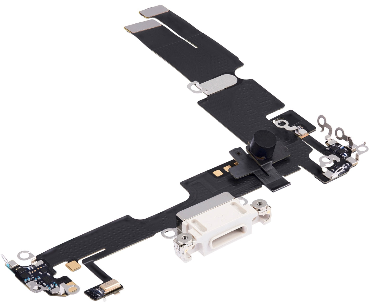 Charging Port Flex Cable (White) Compatible with iPhone 14 Plus – Internal Charging Dock Connector | A2886 A2632 A2885 A2888