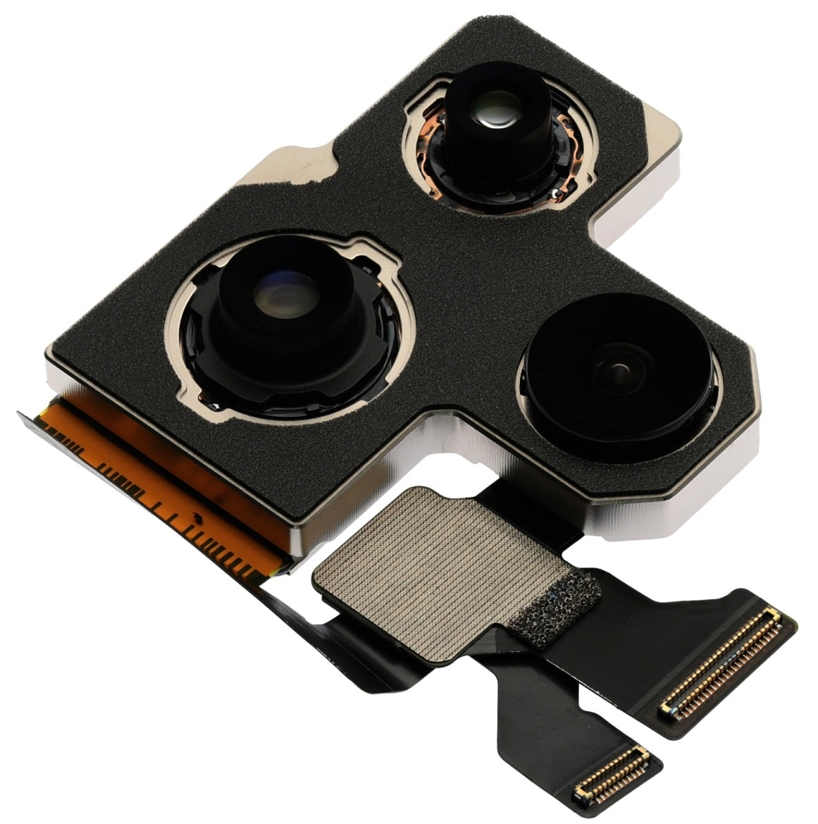 Triple Rear Back Camera Module Compatible with iPhone 13 Pro & 13 Pro Max – Main Wide + Ultra-Wide + Telephoto Lens | A2483 A2636 A2638 A2639 A2640 A2484 A2641 A2643 A2644 A2645