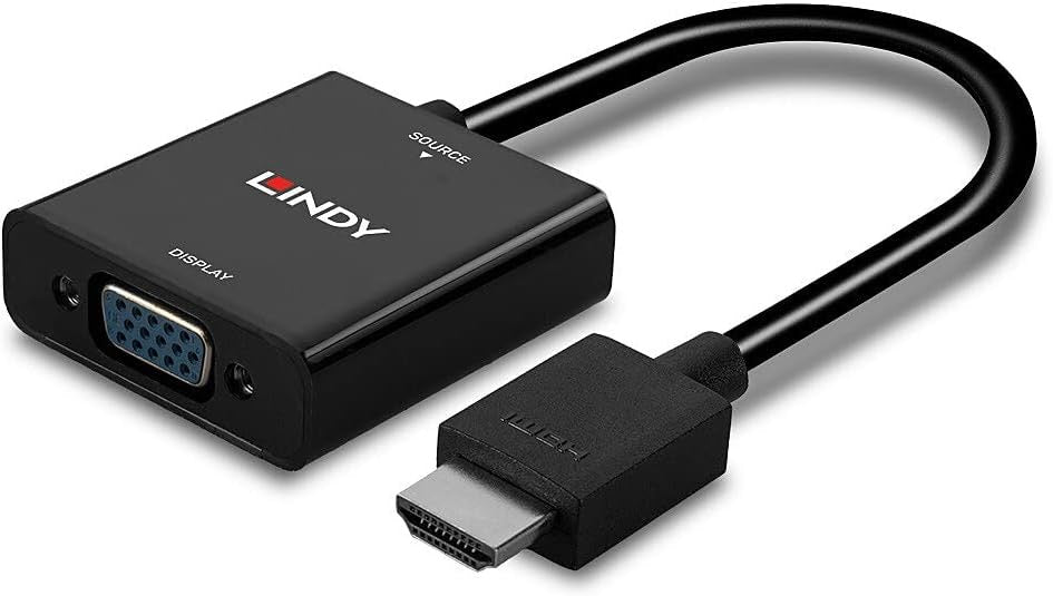 HDMI-A to VGA Converter – Digital to Analog Adapter with Audio Support