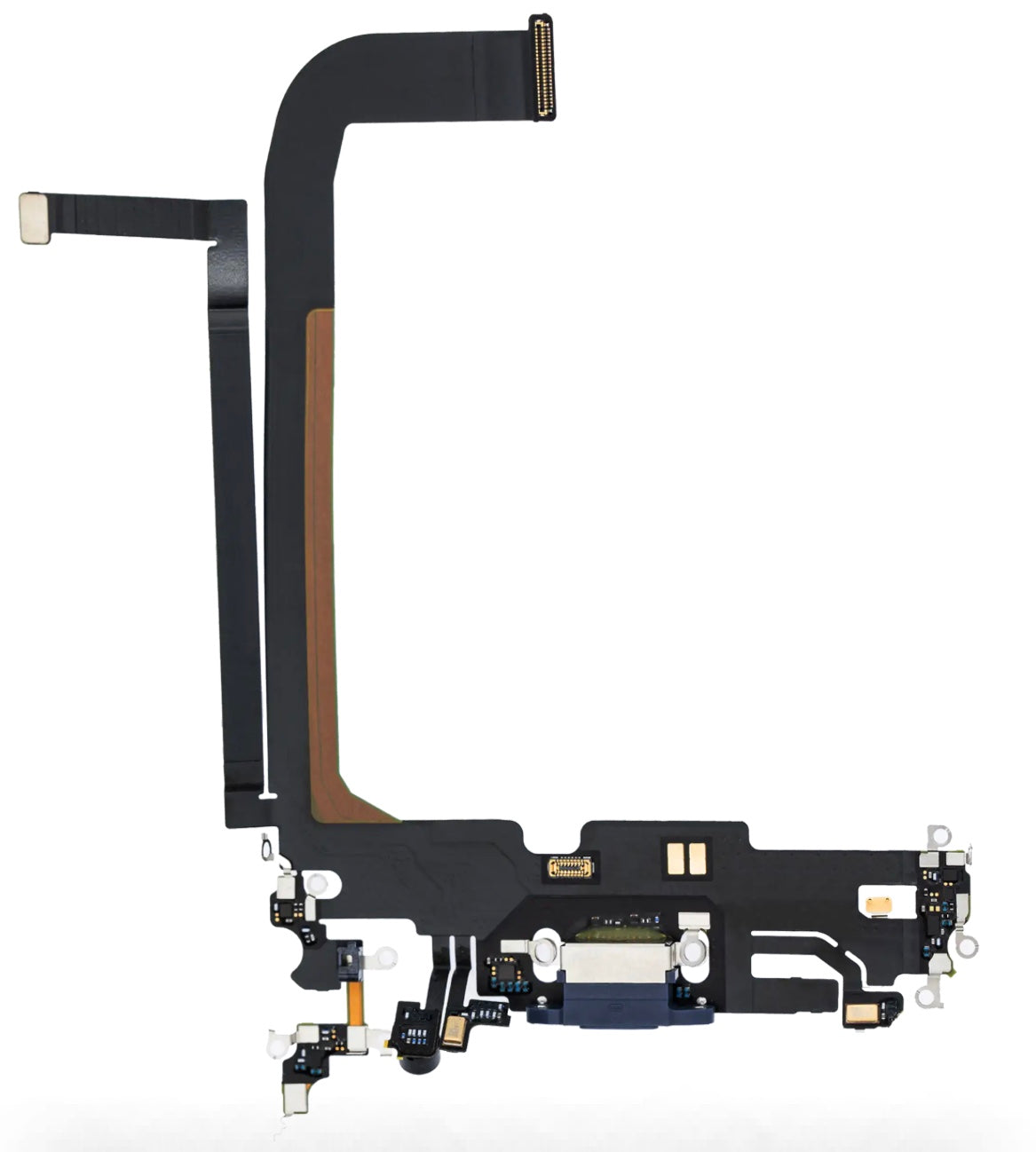 Charging Port Flex Cable Compatible with iPhone 13 Pro Max – Blue | Internal Charging Connector with Microphone | A2484 A2641 A2643 A2644 A2645 🔌📱✨