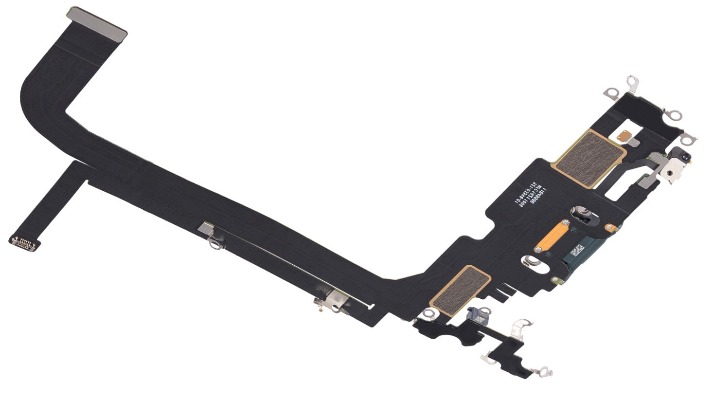 Charging Port Flex Cable Compatible with iPhone 13 Pro Max – Green | Internal Charging Connector with Microphone | A2484 A2641 A2643 A2644 A2645