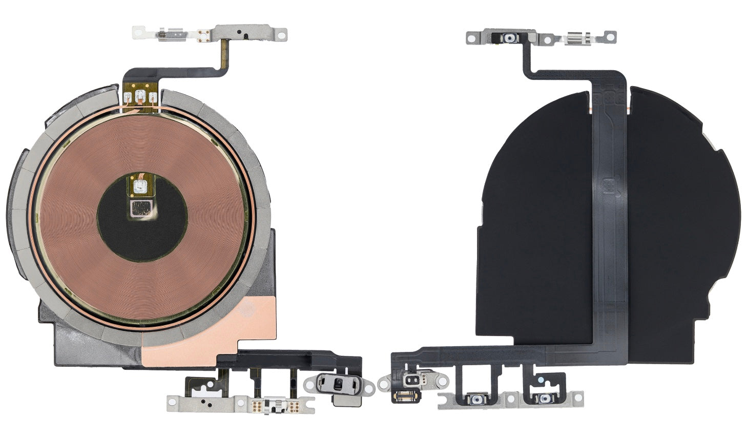 NFC Coil with Power & Volume Button Flex Cable Compatible with iPhone 13 – Internal Wireless & Side Key Module | A2482 A2631 A2633 A2634 A2635