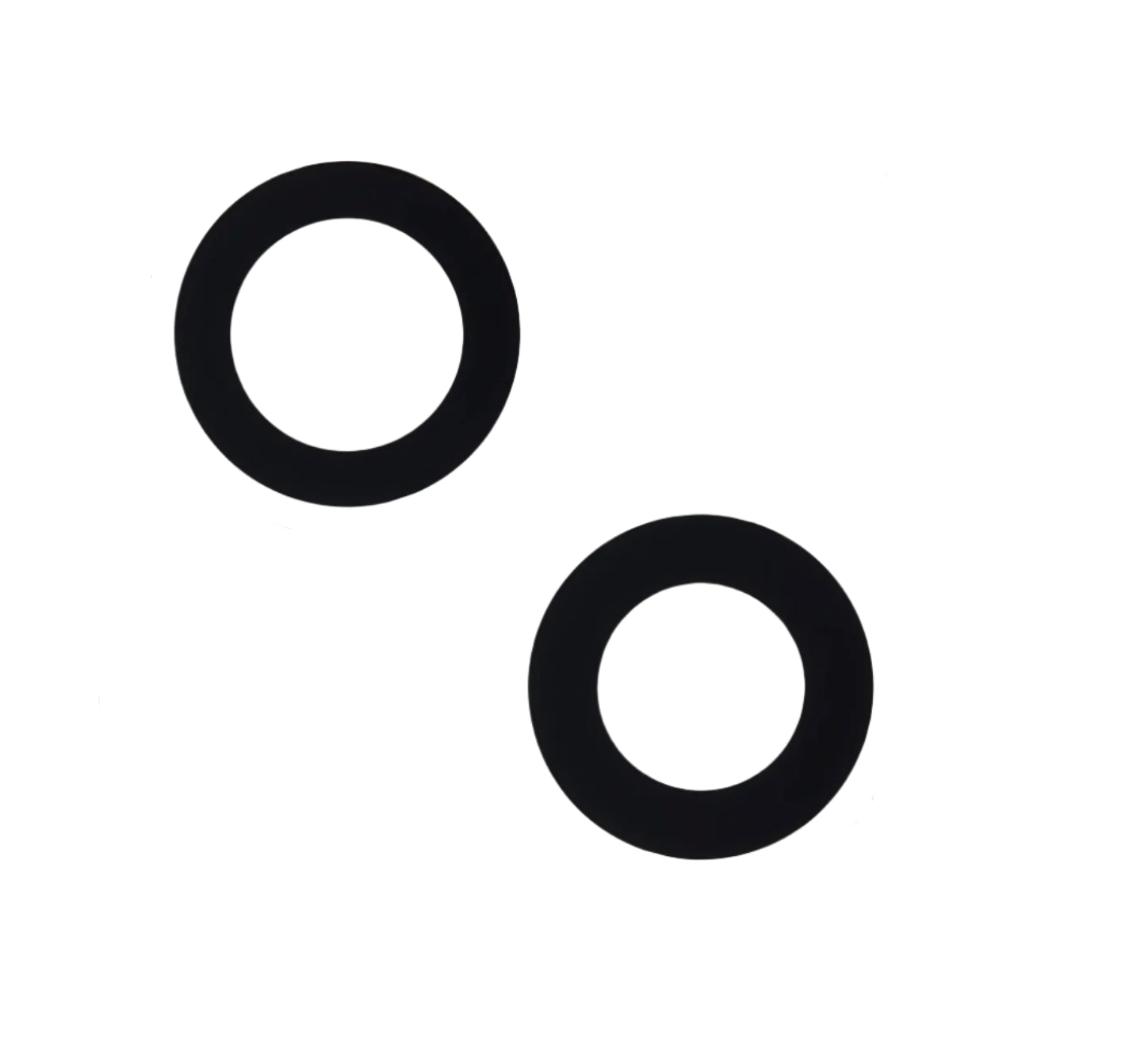 Rear Camera Lens Glass Replacement Compatible with iPhone 13 & 13 Mini – Dual Back Lens Cover Only | A2482 A2631 A2628 A2630 A2629