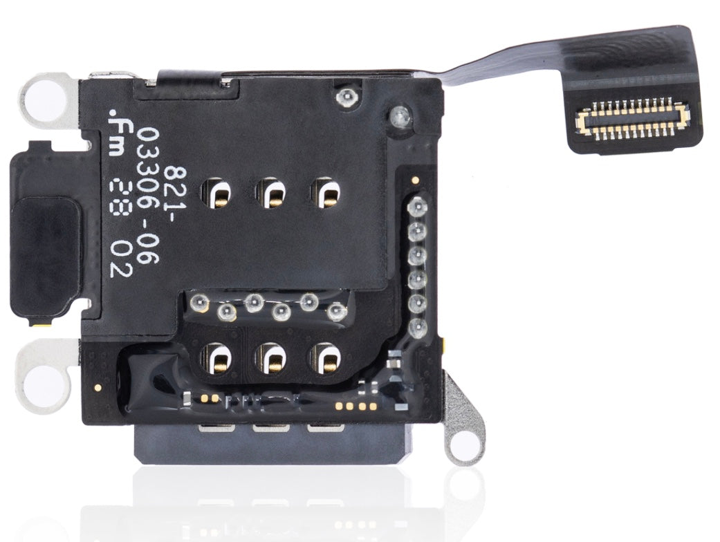 SIM Card Reader Connector Compatible with iPhone 13 – Internal Nano SIM Slot Logic Board Flex | A2482 A2631 A2633 A2634 A2635