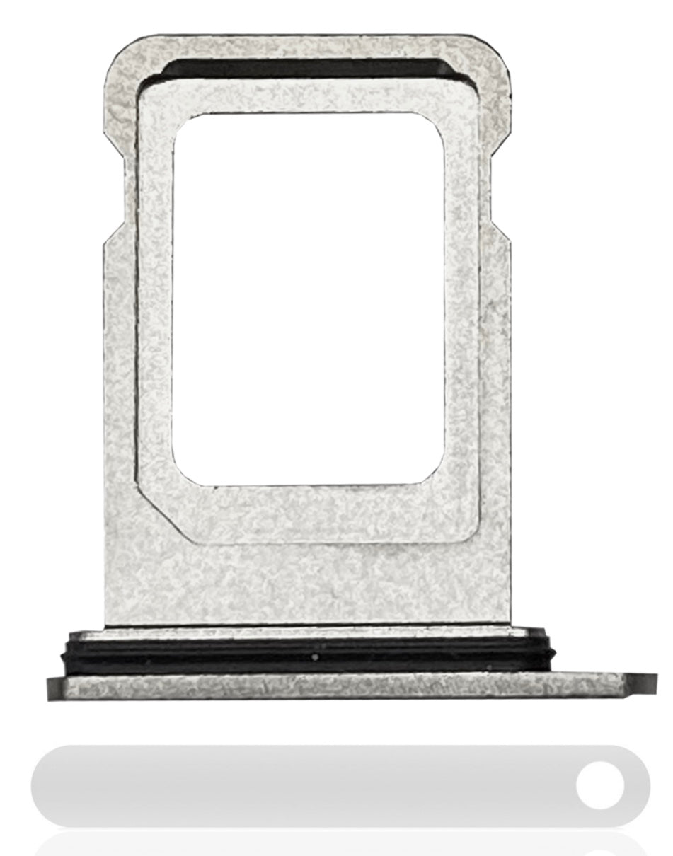 SIM Tray Compatible with iPhone 13 – White / Starlight Finish Nano SIM Card Slot Holder | A2482 A2631 A2633 A2634 A2635