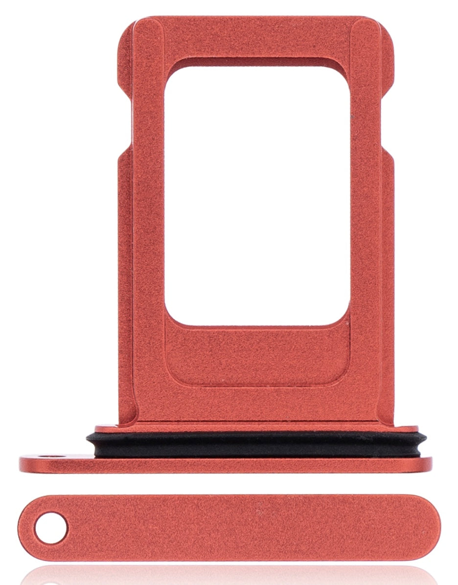 SIM Tray Compatible with iPhone 13 – Red Finish Nano SIM Card Slot Holder | A2482 A2631 A2633 A2634 A2635