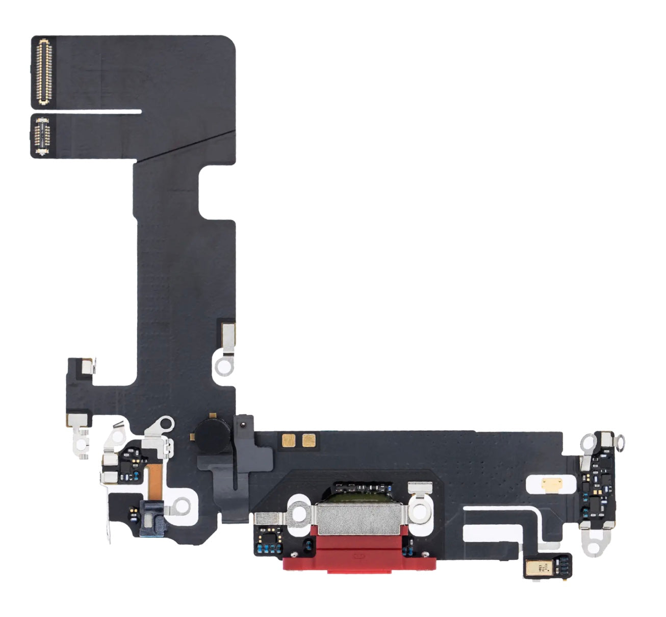 Charging Port Flex Cable Compatible with iPhone 13 – Red USB + Microphone Flex | A2482 A2631 A2633 A2634 A2635