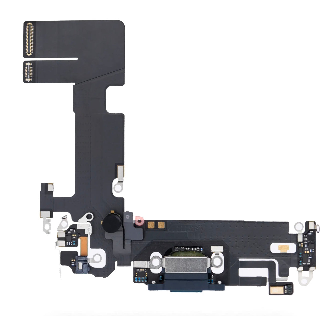 Charging Port Flex Cable Compatible with iPhone 13 – Black USB + Microphone Flex | A2482 A2631 A2633 A2634 A2635