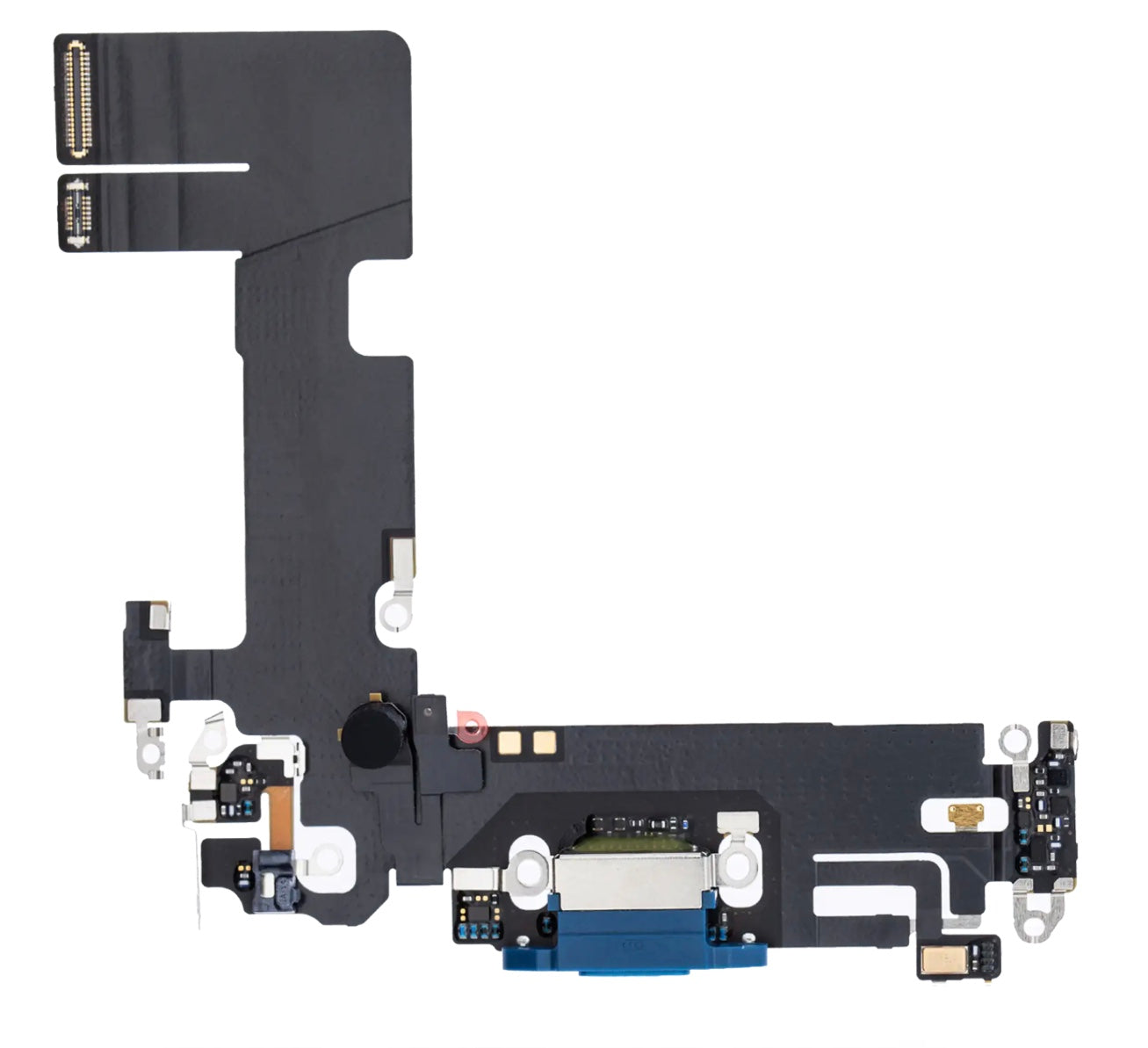 Charging Port Flex Cable Compatible with iPhone 13 – Blue USB + Microphone Flex | A2482 A2631 A2633 A2634 A2635