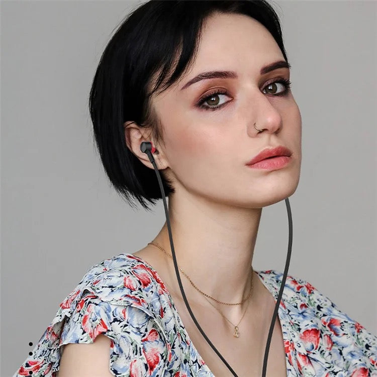 3.5mm Wired Earphones – 10mm Dynamic Drivers | TPE Flat Cable | Inline Controls