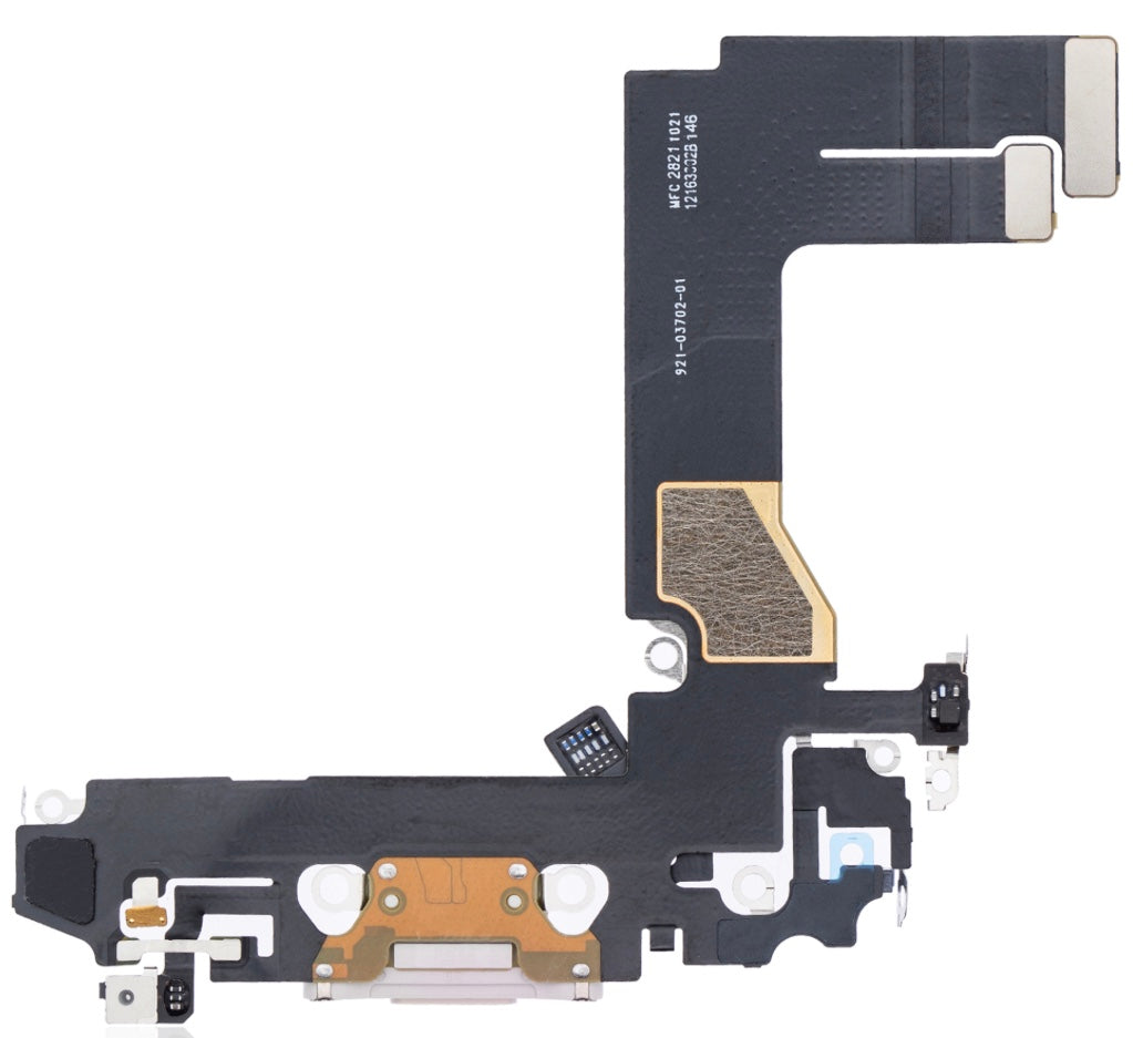 Charging Port Flex Cable Compatible with iPhone 13 Mini – Pink USB + Microphone Connector | A2628 A2630 A2629