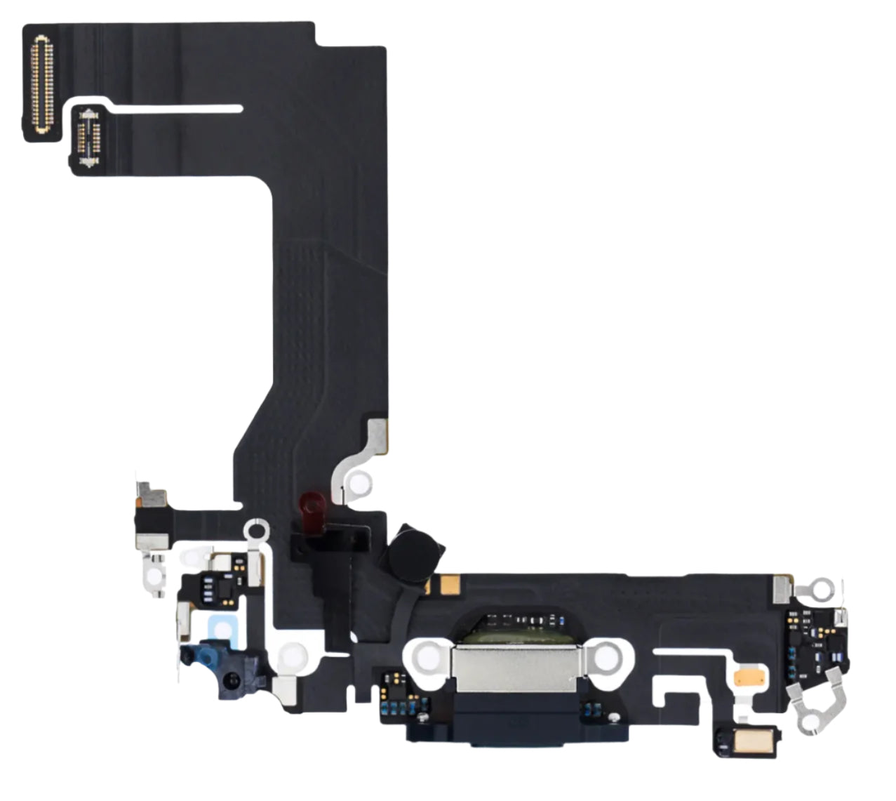 Charging Port Flex Cable Compatible with iPhone 13 Mini – Black USB + Microphone Connector | A2628 A2630 A2629