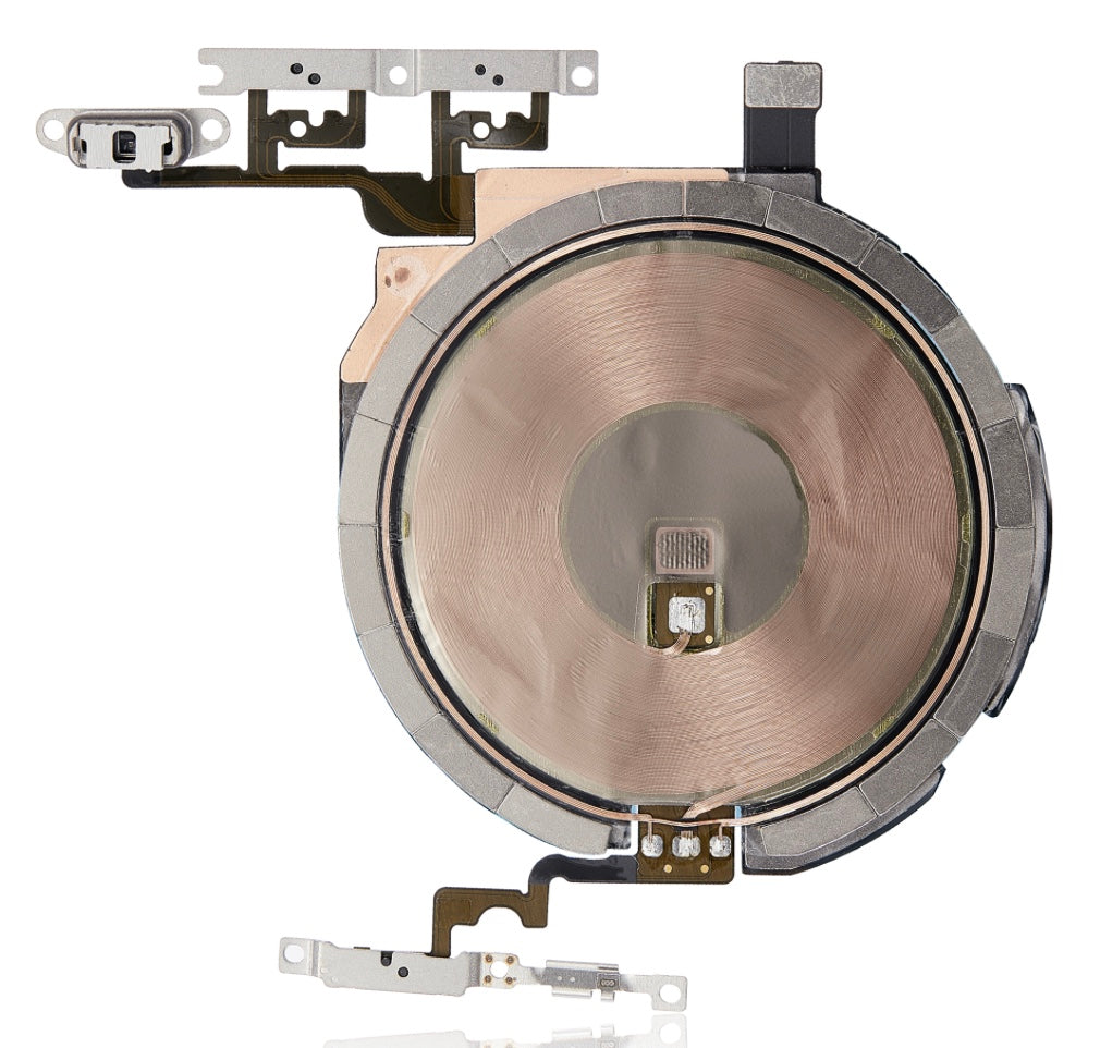 NFC with Power & Volume Flex Cable Compatible with iPhone 13 Mini – Internal Wireless + Button Strip | A2628 A2630 A2629