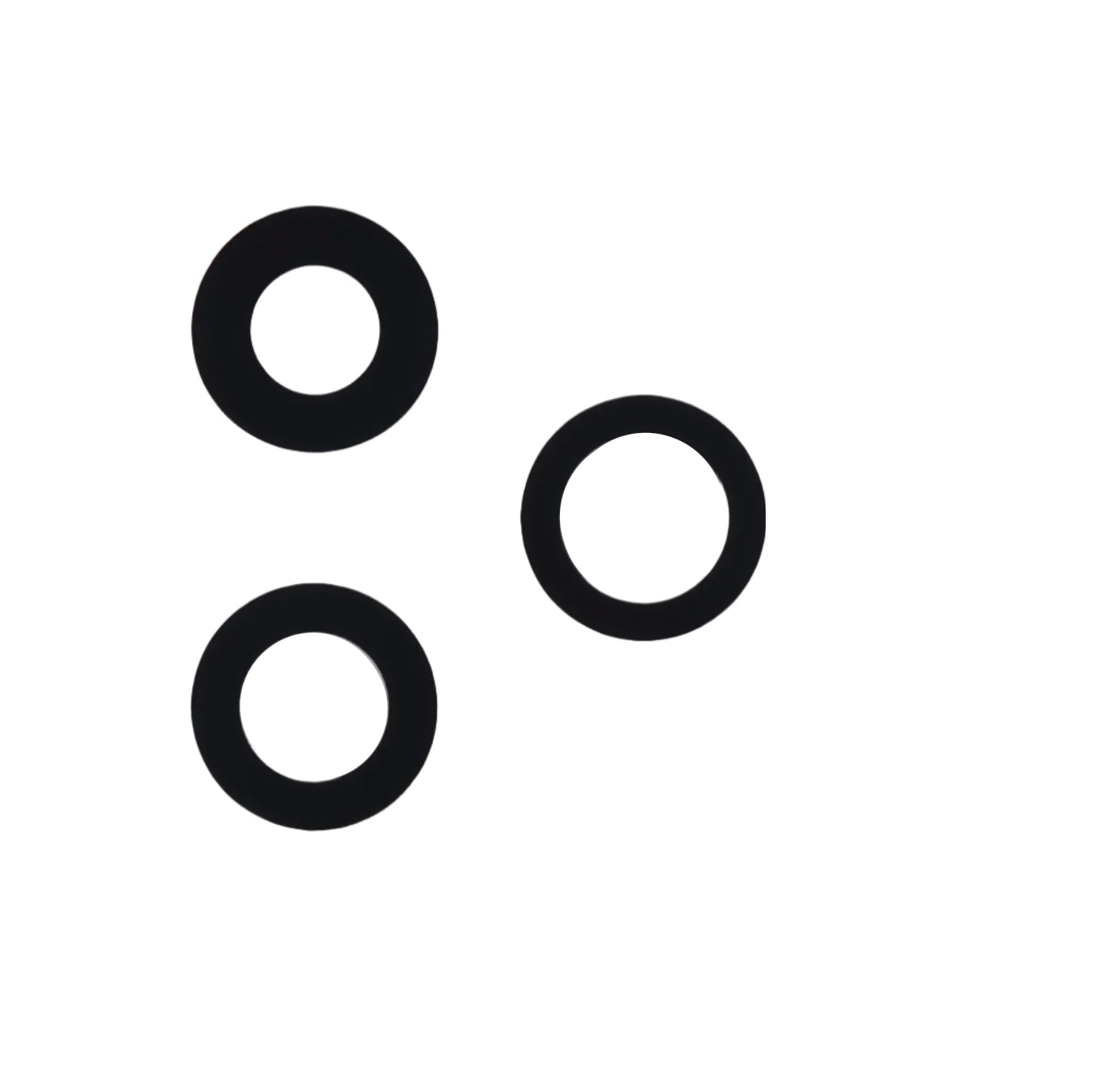 Camera Lens Glass Only Compatible with iPhone 12 Pro Max – Rear Triple Camera Cover Replacement | A2342 A2410 A2411 A2412