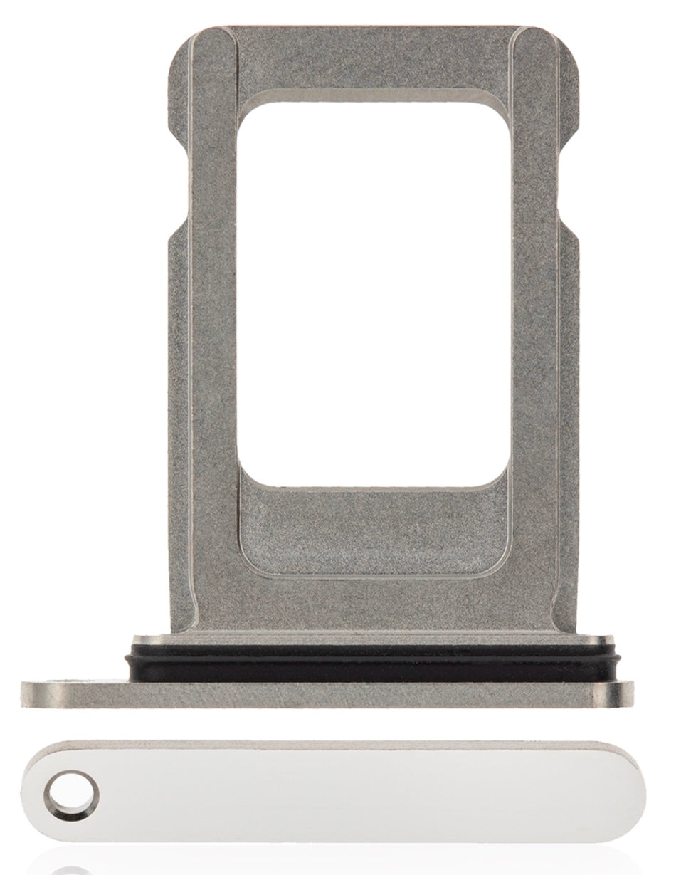 SIM Tray Compatible with iPhone 12 Pro Max & 12 Pro – Silver Nano Card Slot Holder | A2342 A2410 A2411 A2412 A2341 A2406 A2407 A2408