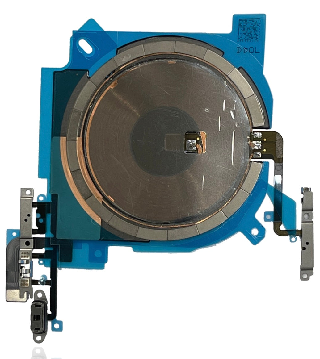 NFC with Power & Volume Flex Cable Compatible with iPhone 12 / 12 Pro – Wireless Coil & Side Button Strip | A2172 A2402 A2403 A2404 A2341 A2406 A2407 A2408