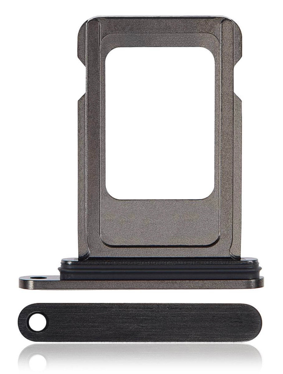 SIM Card Tray Replacement – Compatible with Model 15 Pro Max – Reclaimed – Titanium black