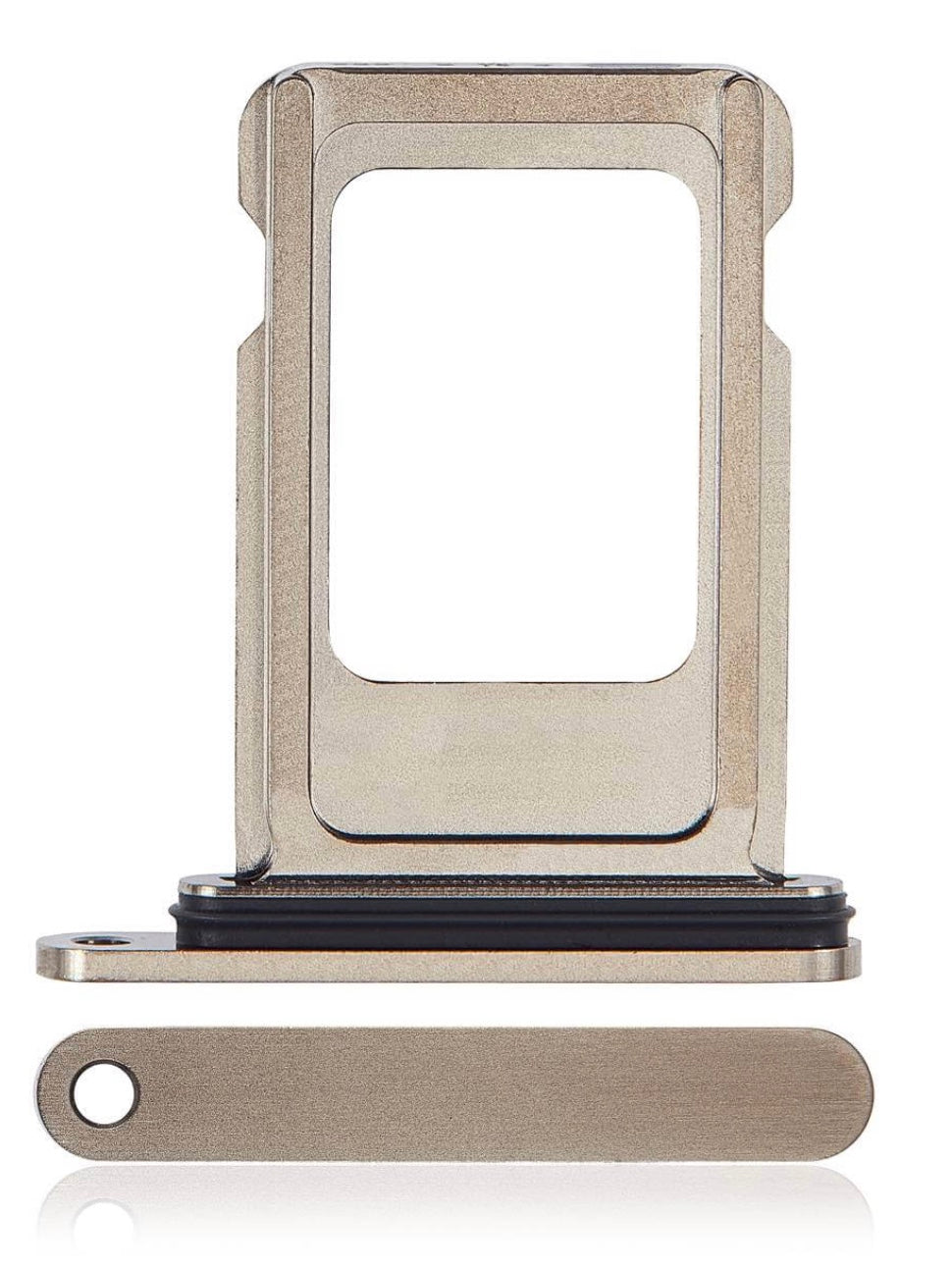 SIM Card Tray Replacement – Compatible with Model 15 Pro Max – Reclaimed – Titanium natural
