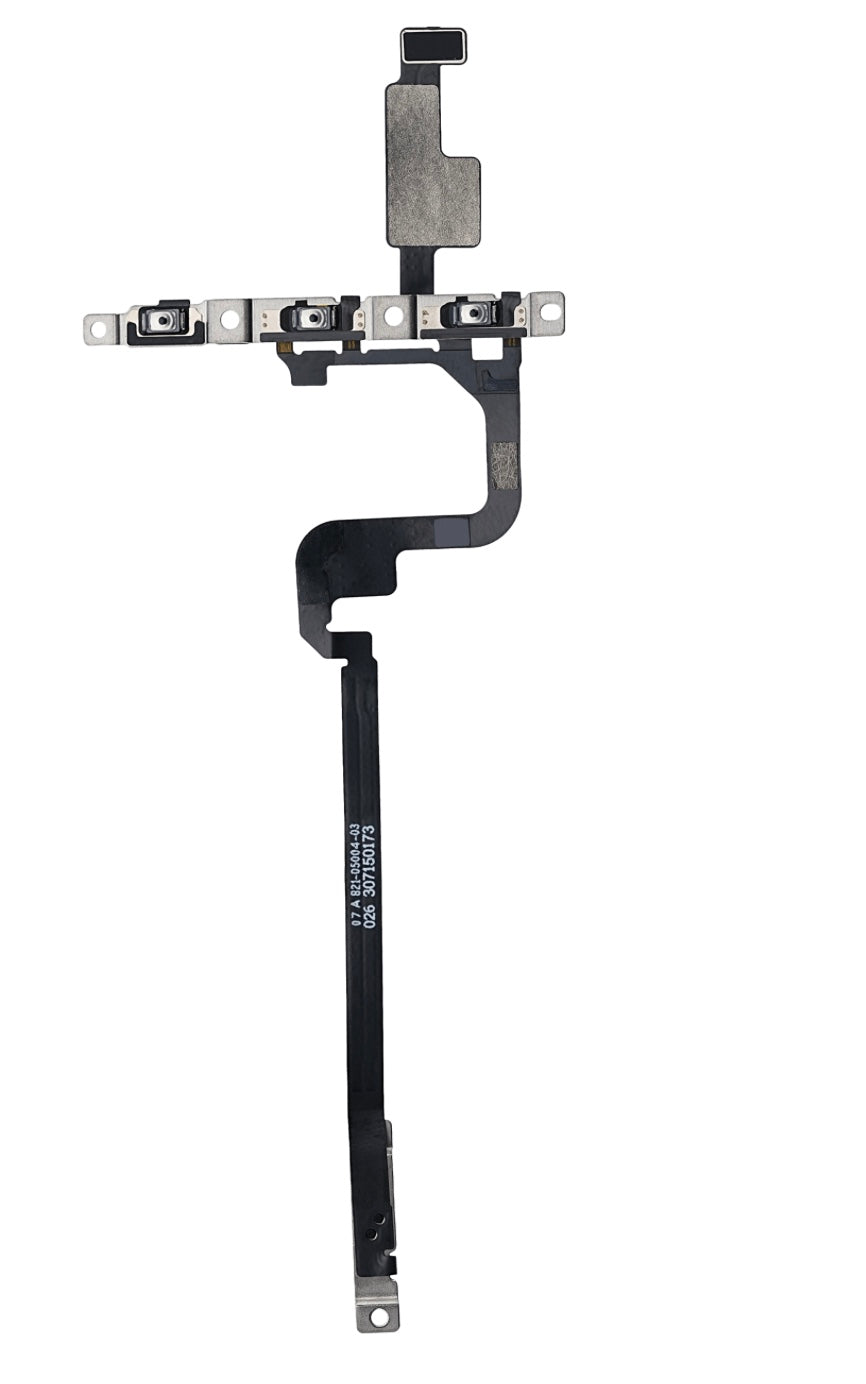Power and Volume Button Flex Cable – Compatible with iPhone 15 Pro Max – Reclaimed Side Key Control Module
