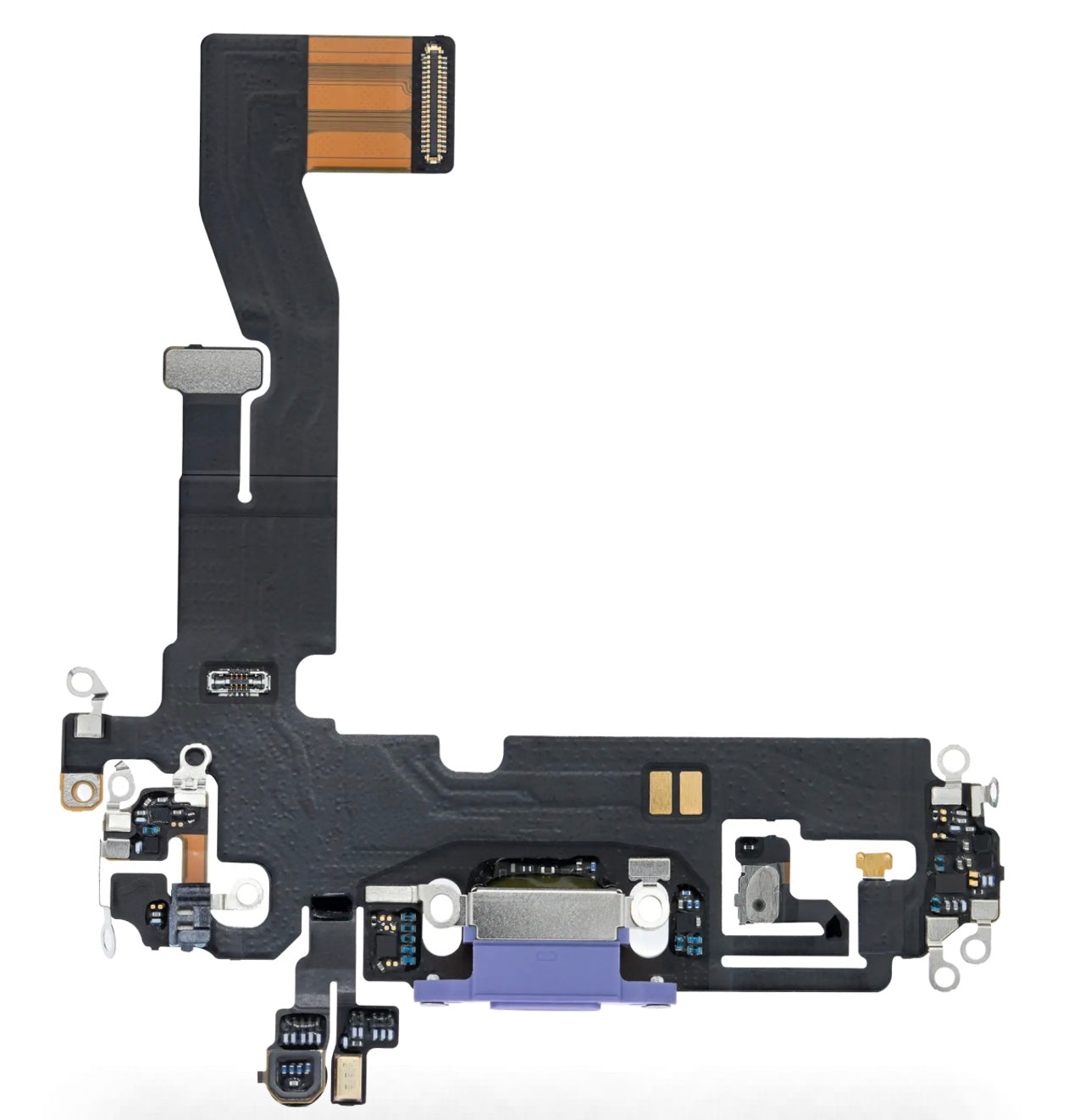 Charging Port Flex Cable Compatible with iPhone 12 – Purple USB Connector with Microphone | A2172 A2402 A2403 A2404