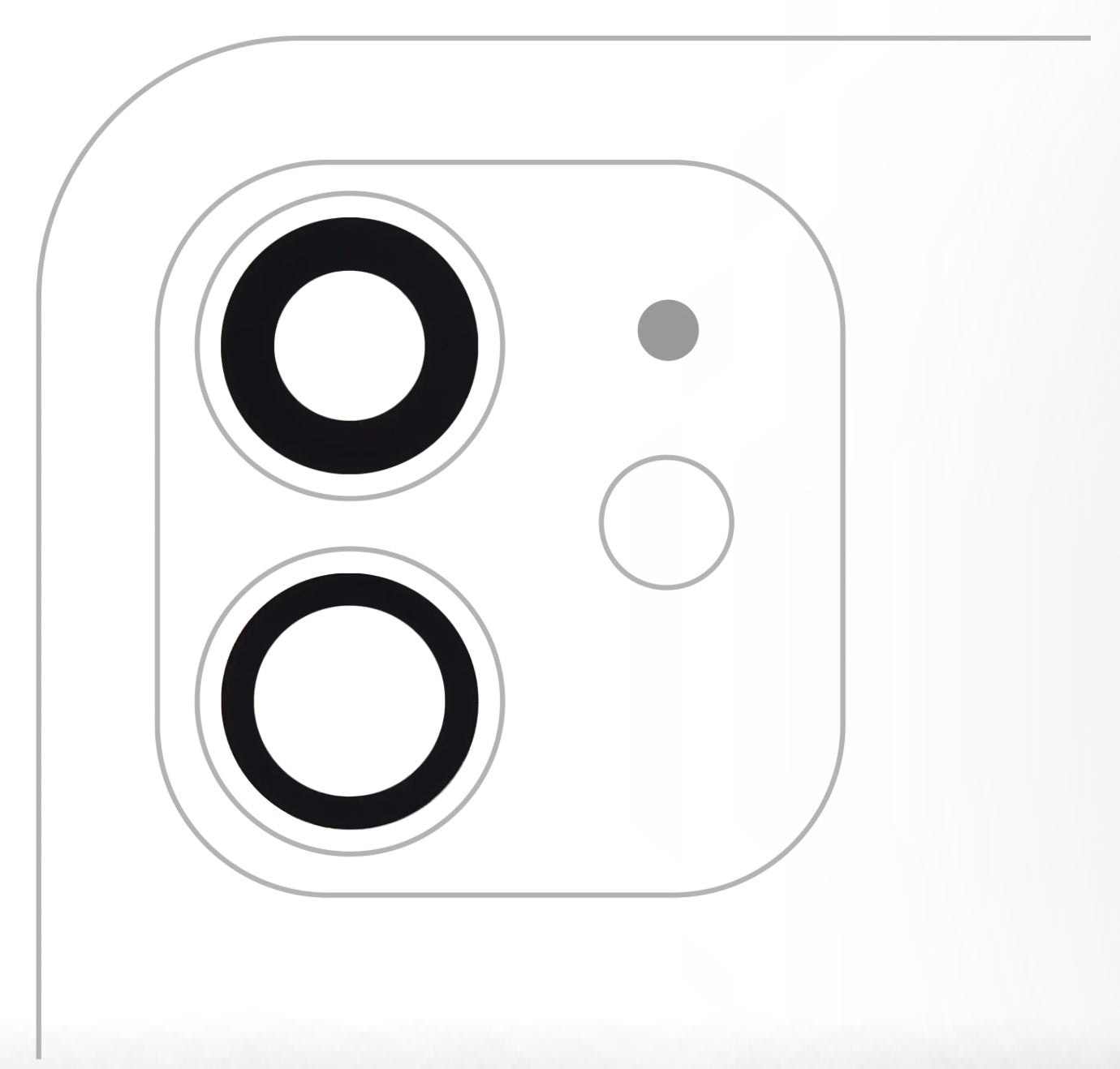 Camera Lens Glass Only Compatible with iPhone 12 / 12 Mini – Rear Dual Lens Cover Replacement | A2172 A2402 A2403 A2404 A2176 A2398 A2399 A2400