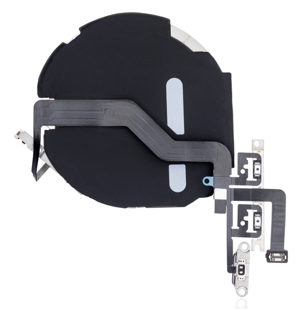 NFC with Power & Volume Flex Cable Compatible with iPhone 12 Mini – Wireless Coil and Side Button Strip | A2176 A2398 A2399 A2400