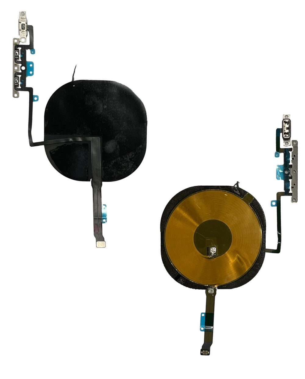 NFC with Power & Volume Flex Cable Compatible with iPhone 11 Pro Max – Wireless Coil + Side Button Connector | A2161 A2218 A2220