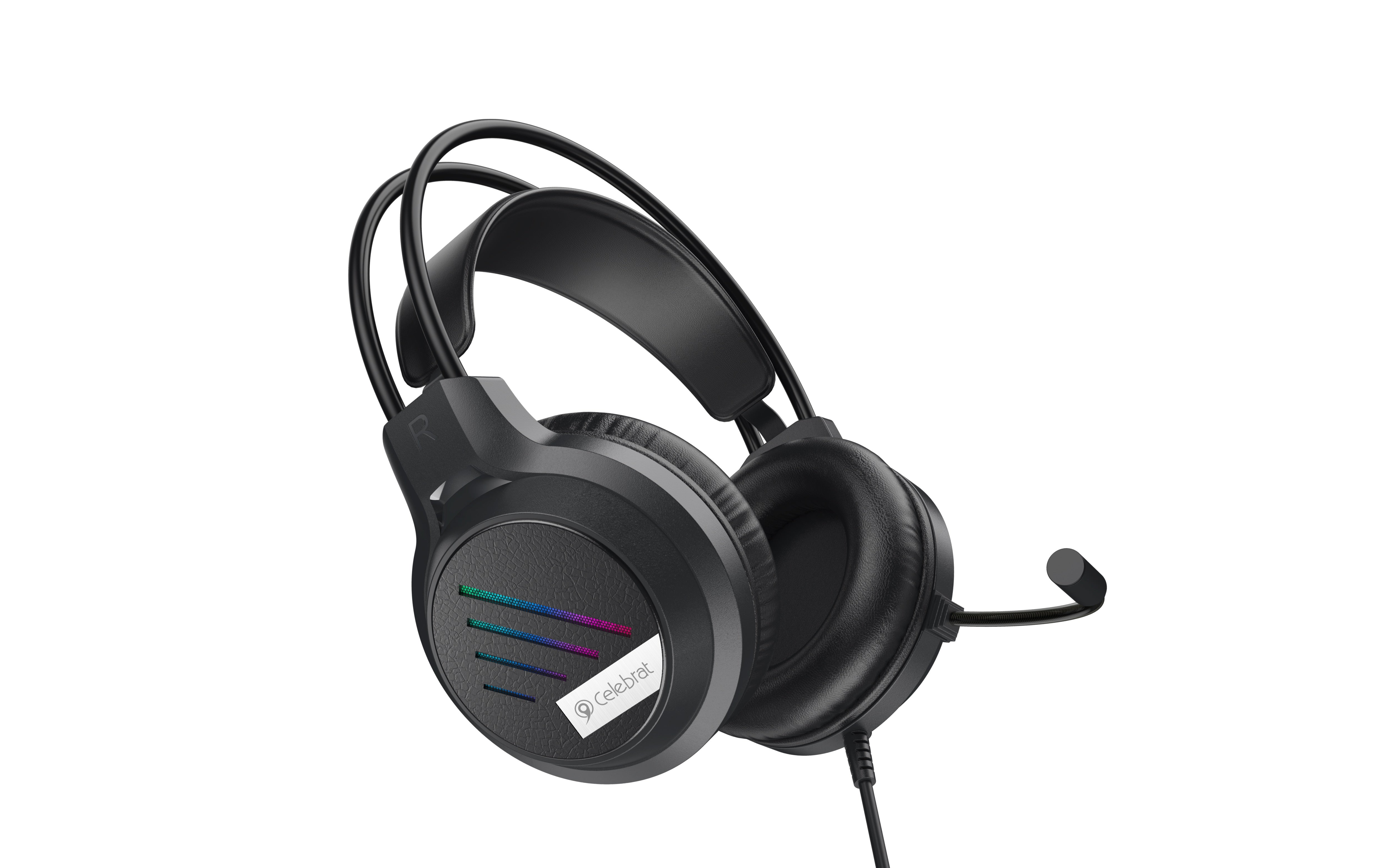 Gaming Headset with 50mm Drivers – 5.1 HD Surround, Noise Cancelling Mic, USB + 3.5mm