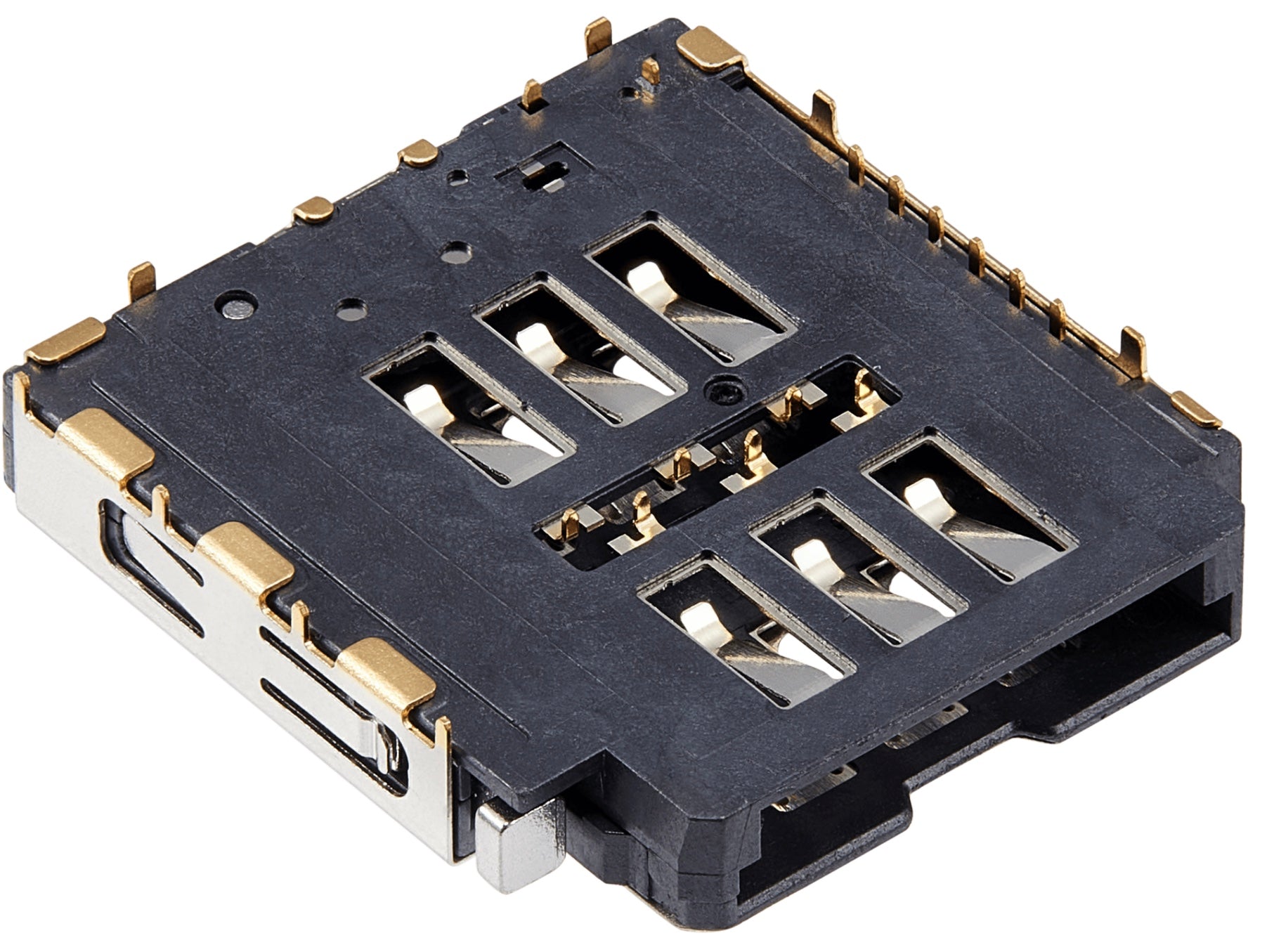 Dual SIM Card Reader Slot – Compatible with iPhone 15 Pro Max – Reclaimed Internal Connector Module