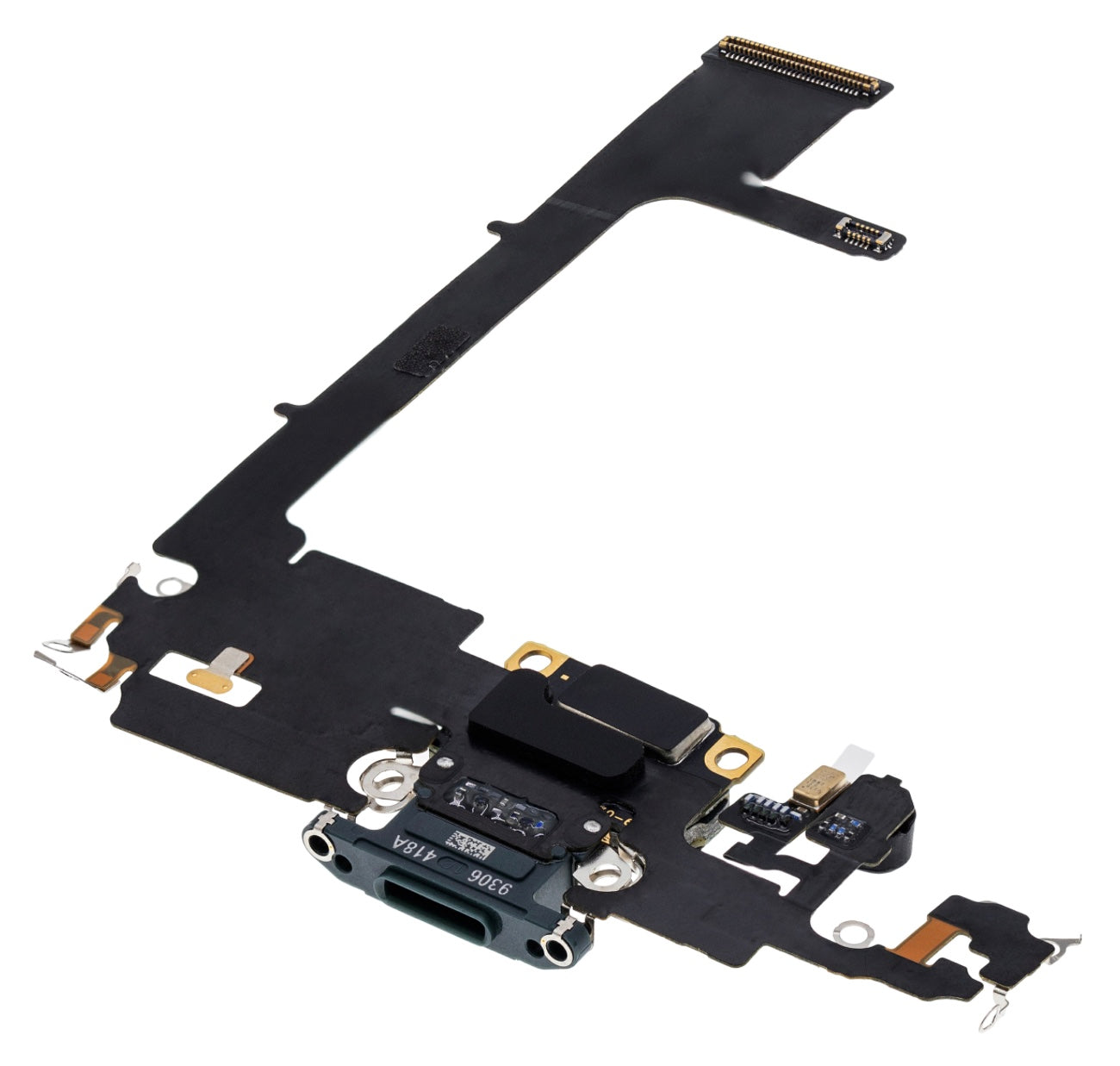 Charging Port Flex Cable Sub Board Compatible with iPhone 11 Pro – Green USB Connector with Microphone | A2160 A2215 A2217